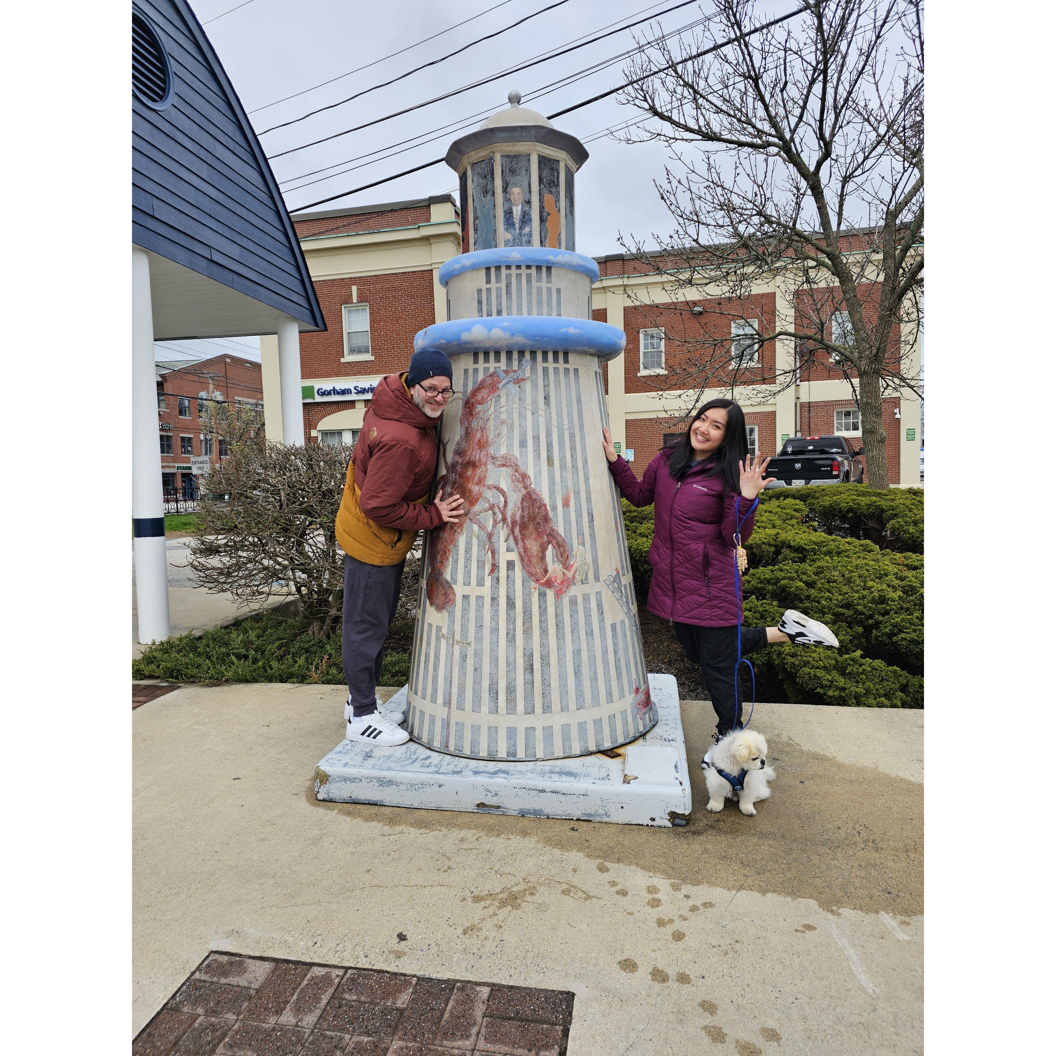 Portland, ME April 2024 - Newly engaged