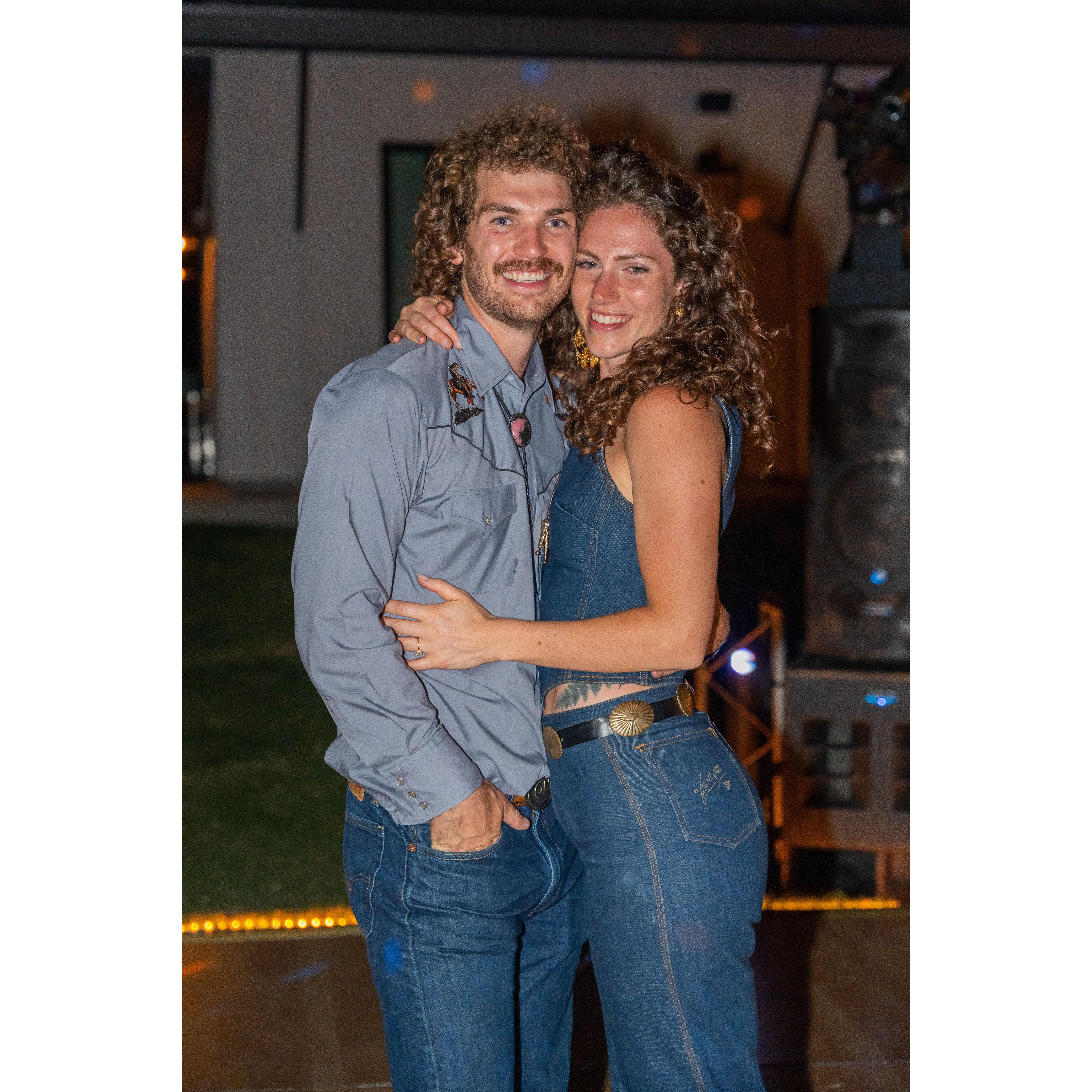 Vintage Western Engagement Party