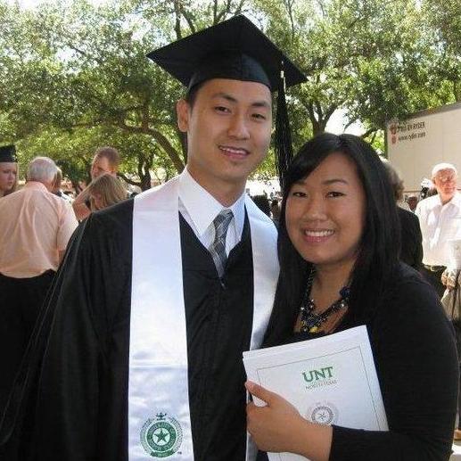 Duy's graduation from UNT! Go Mean Green!