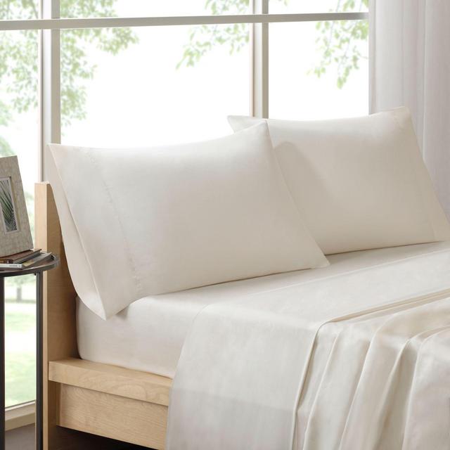 Sleep Philosophy Liquid Cotton Queen Sheet Set in Ivory