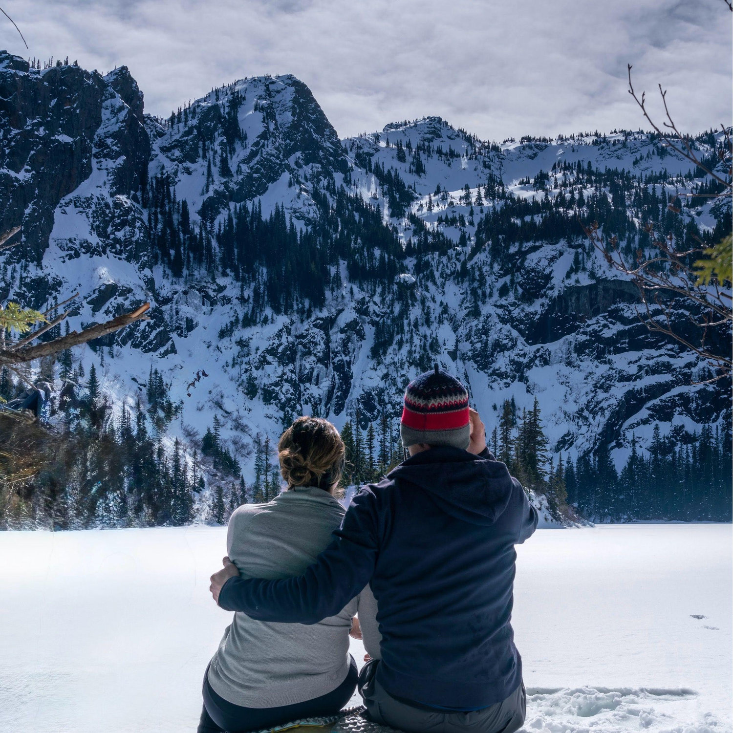 A serene view in Olympic National Park, Washington. March, 2024