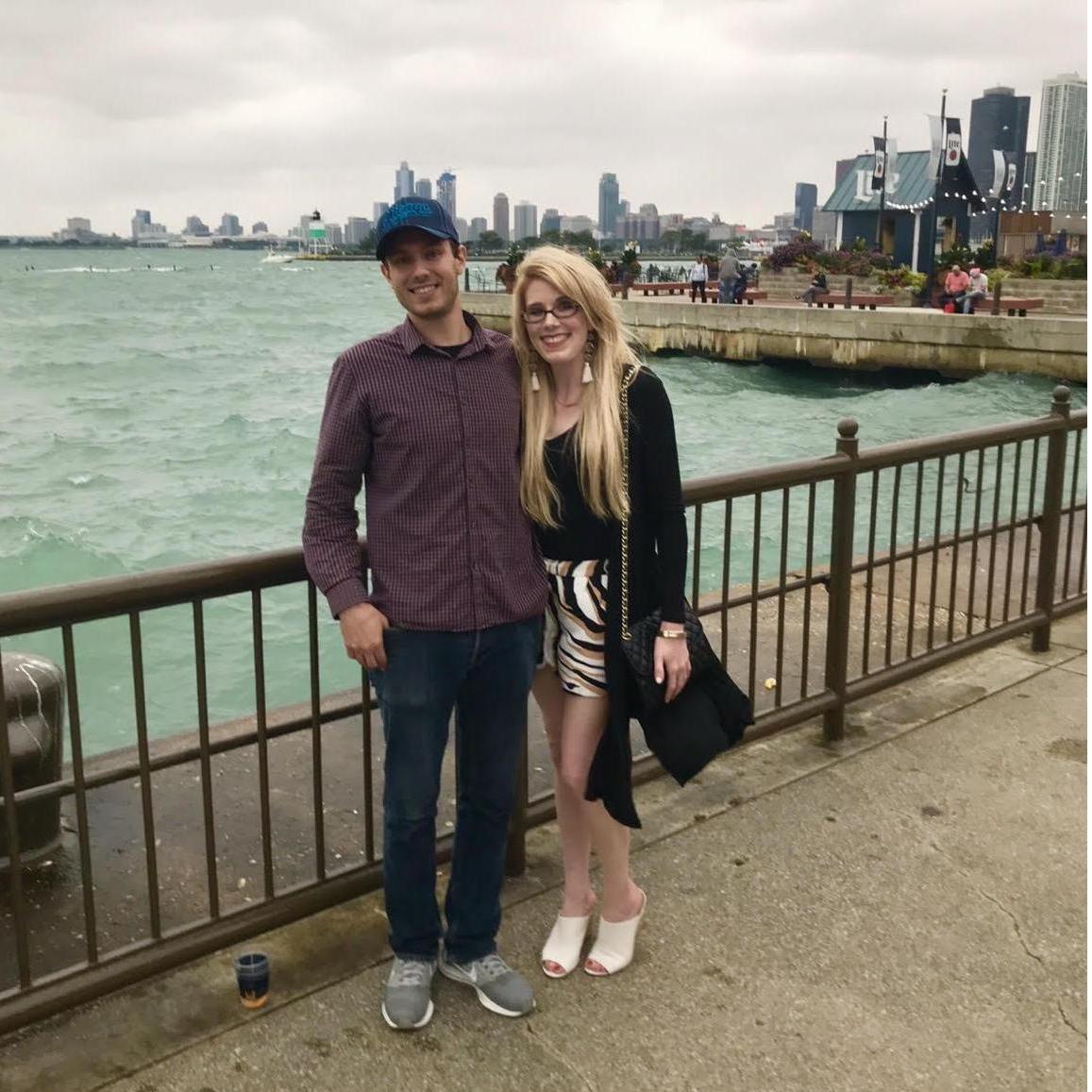 First Trip together. Emily's Birthday. Navy Pier, Chicago, IL 2018