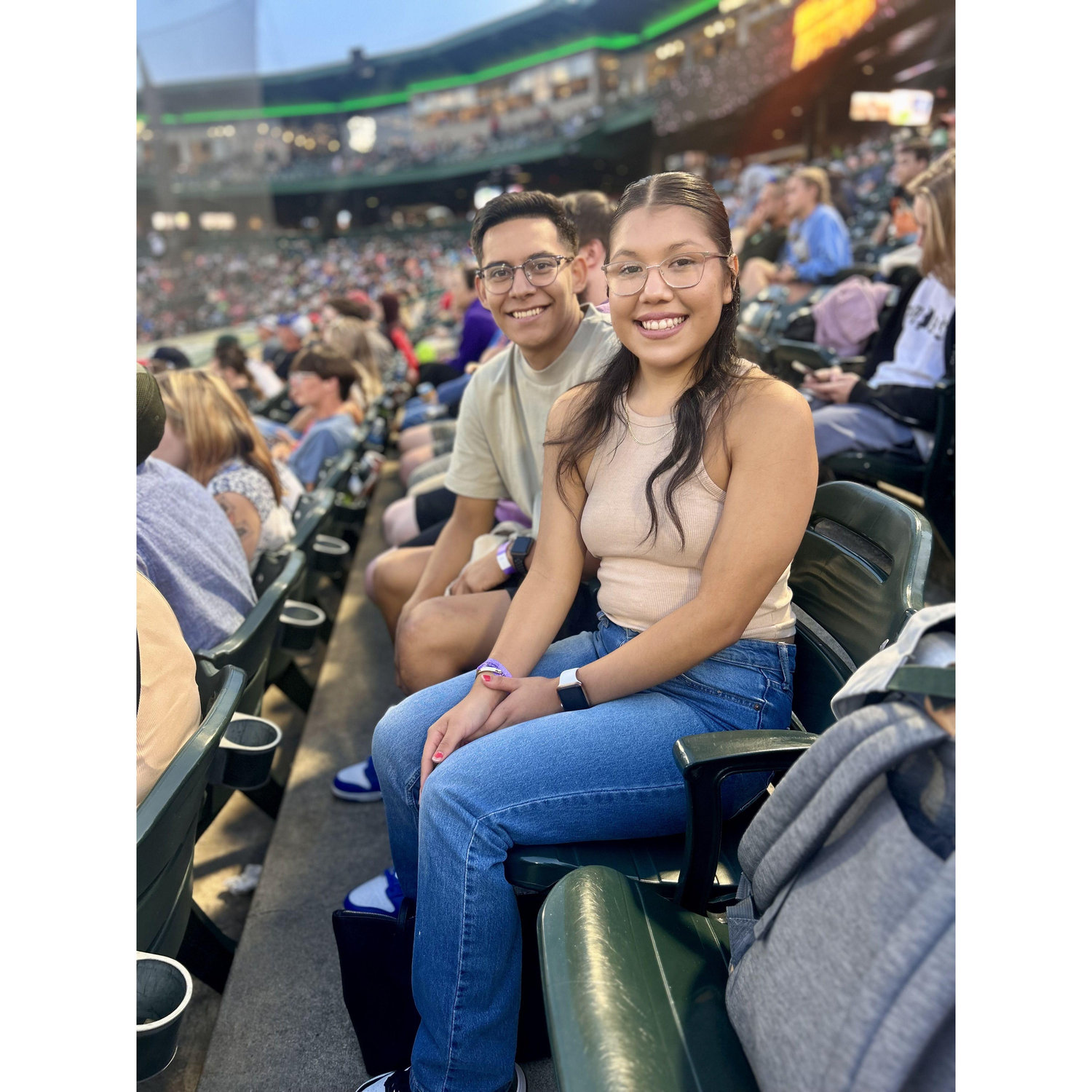 Night out at the Tincaps
