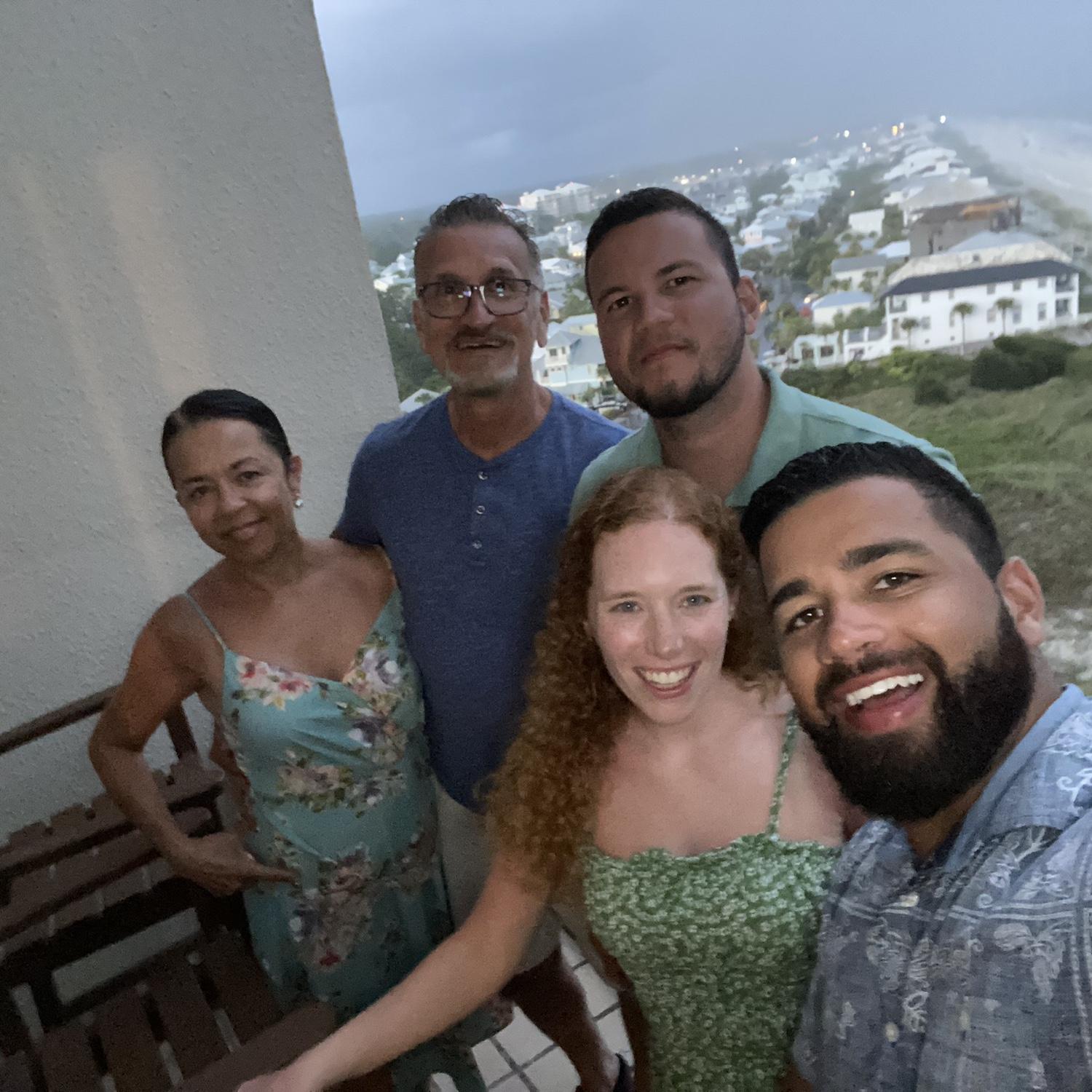 First beach trip with Luis’s family!