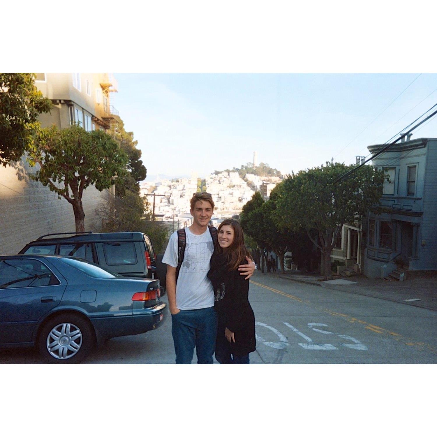 Our first visit to San Francisco, circa 2013
