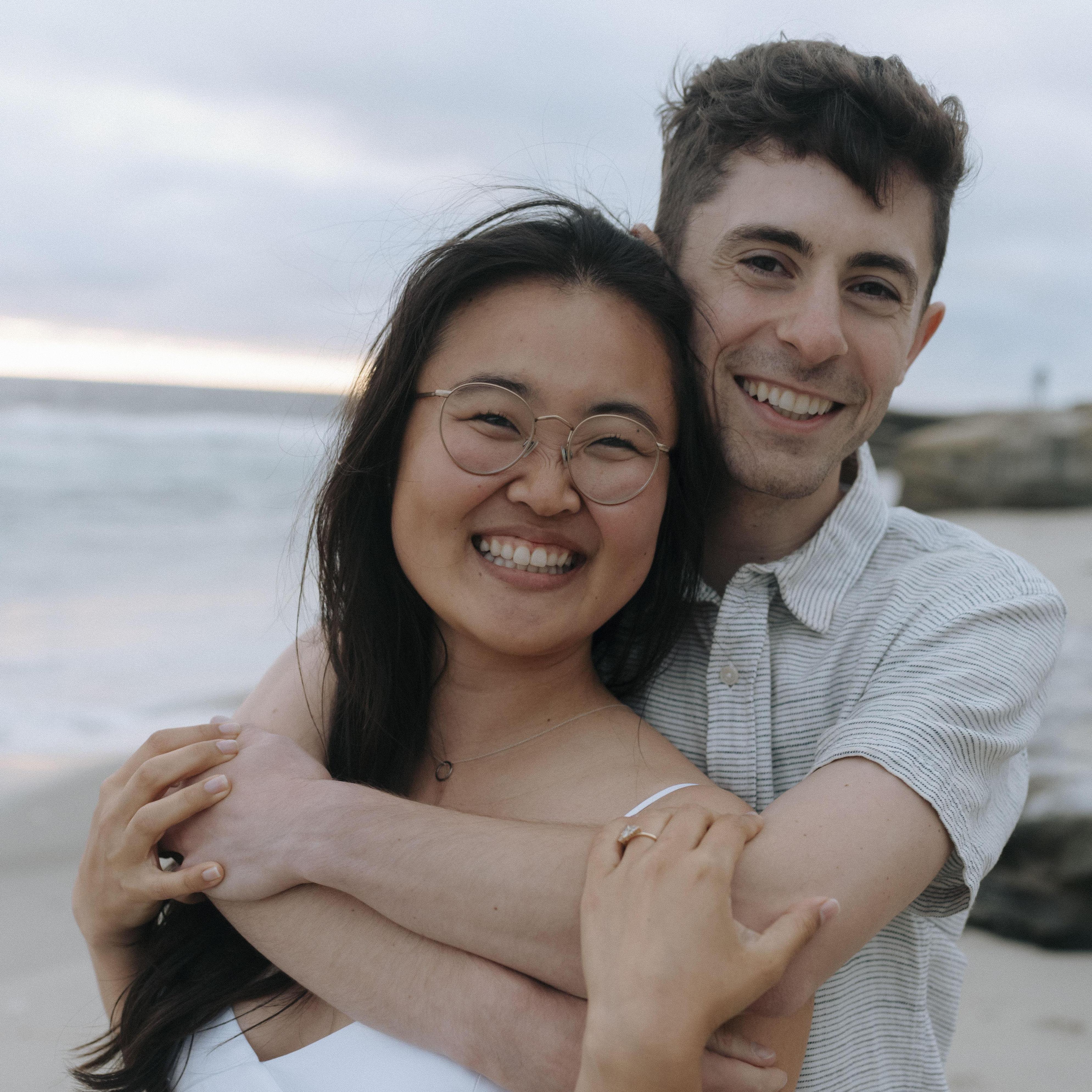 Engagement photos: Windansea Beach