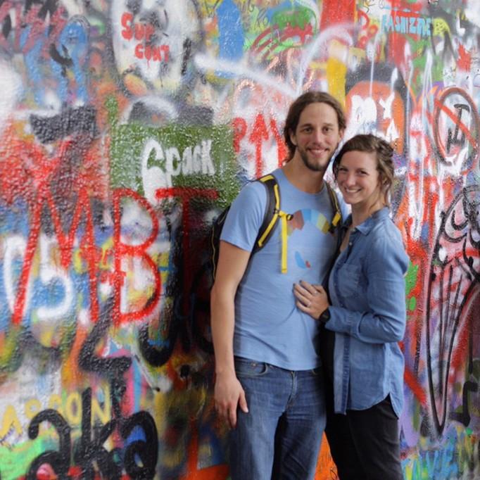 John Lennon Wall in Prague, CZ. 2017