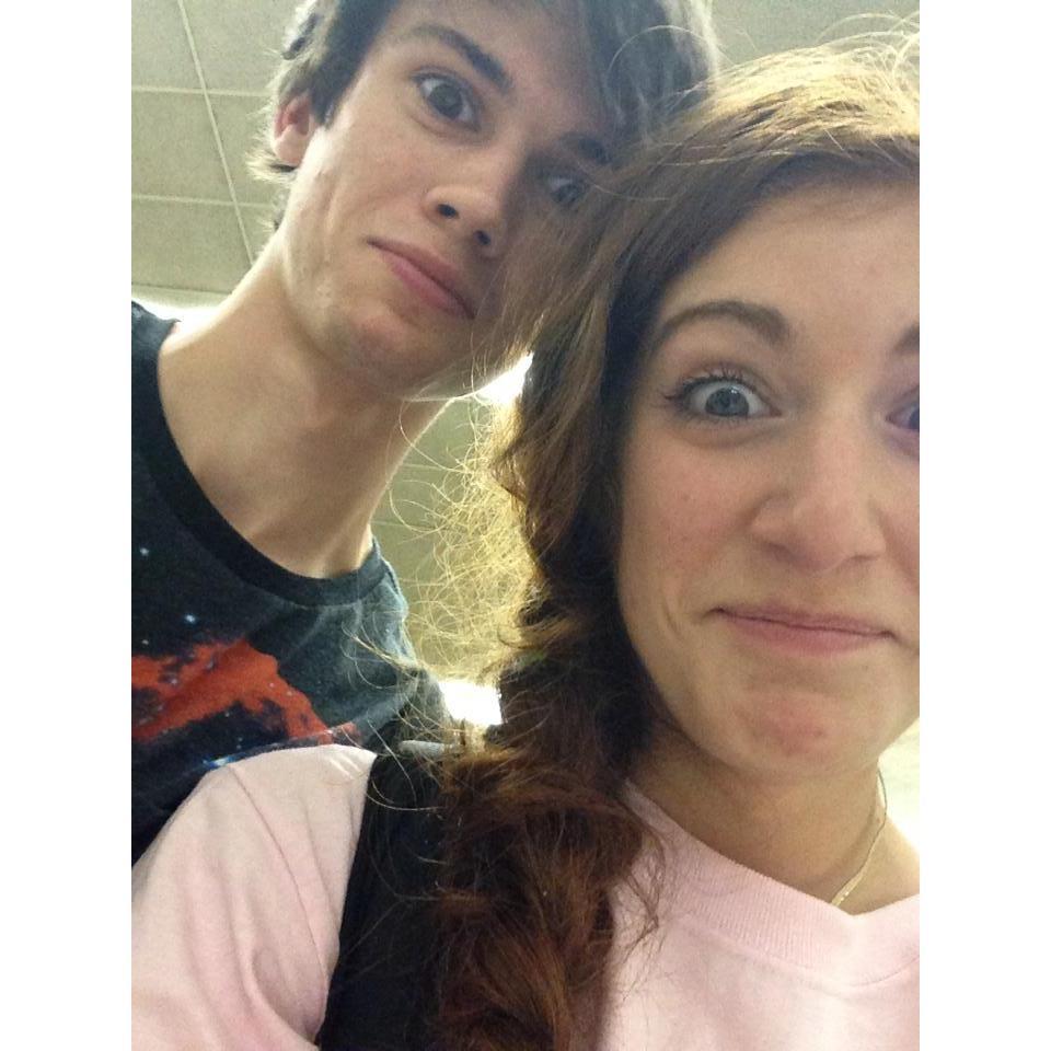 Our first photo together in 2013