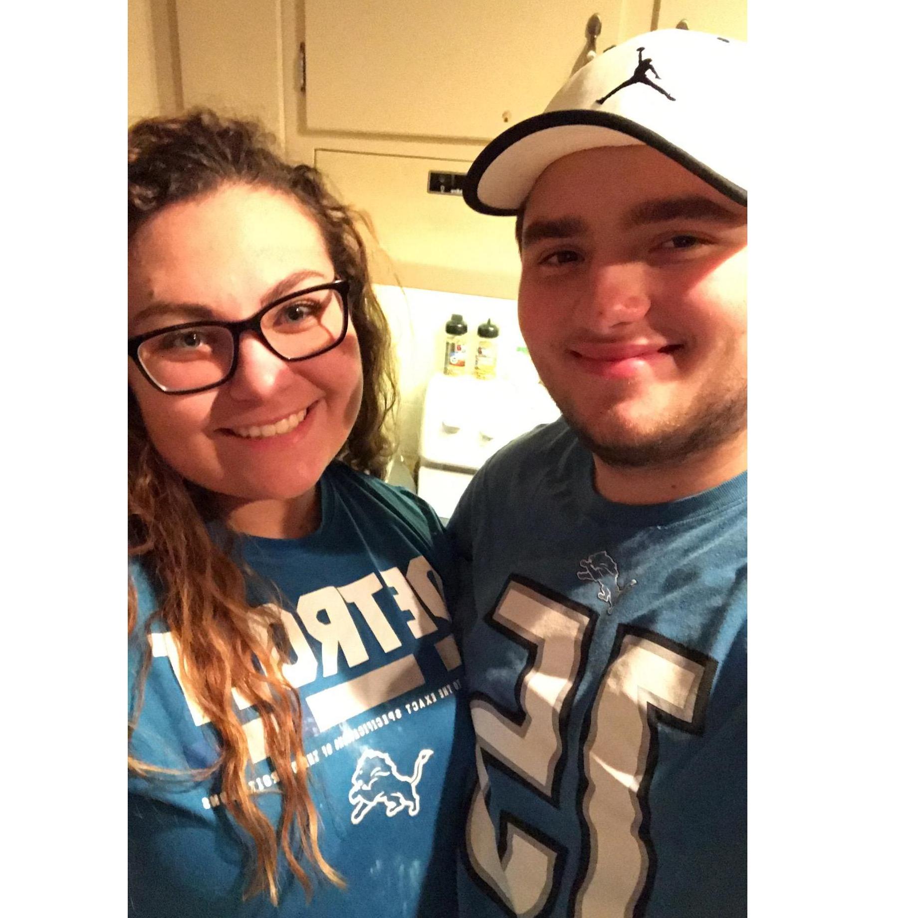Matching Lions gear!