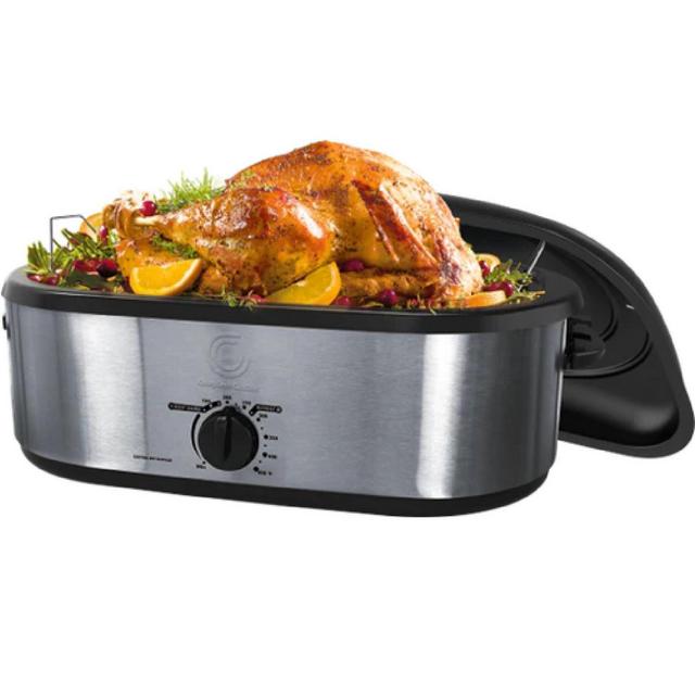 Complete Cuisine CC-R-1000-16QT 16-Quart Oval Roaster Oven
