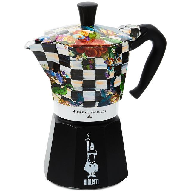 MacKenzie-Childs Courtly Flower Market 6-Cup Bialetti Moka Coffee Pot