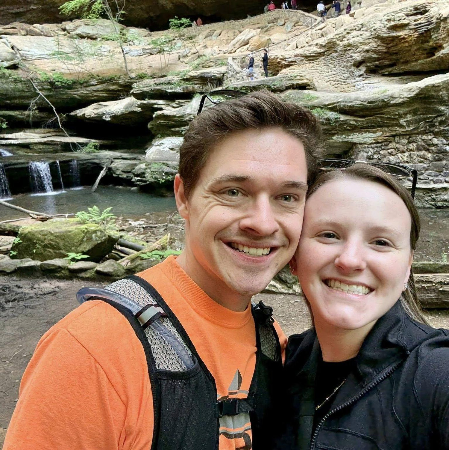Our one year anniversary in Hocking Hills