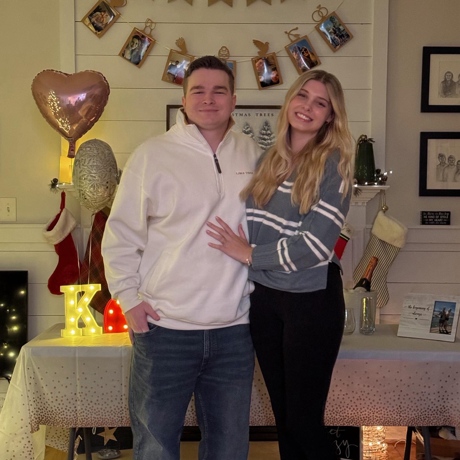 The surprise engagement party