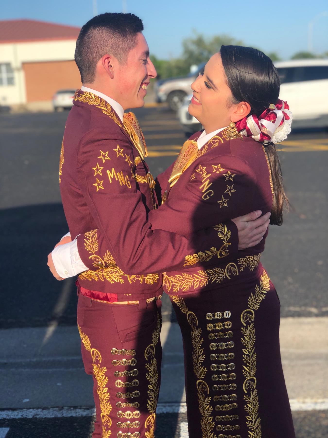 We decided to take cute pictures after a performance in Robstown ❤️