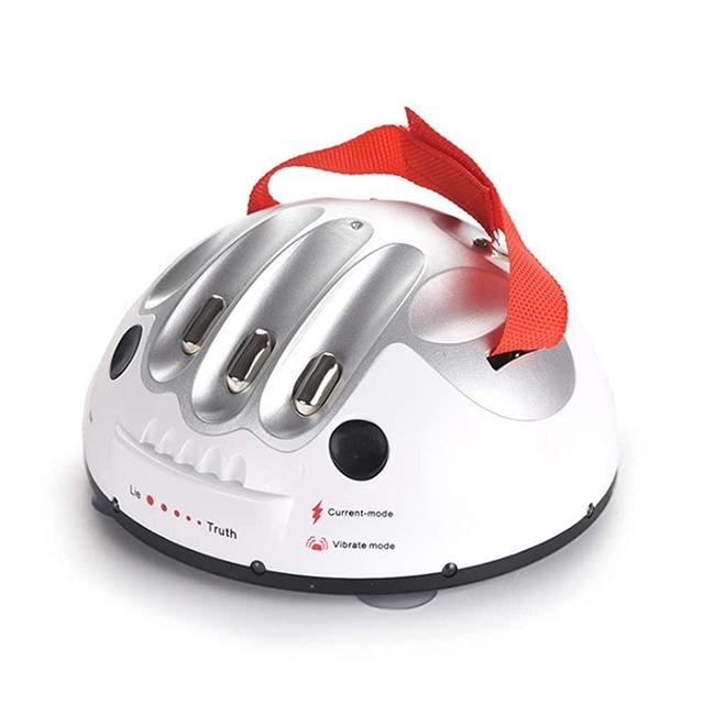 Adnee Micro Electric Shocking Lie Detector for Christmas Partys Game Gifts (Silver, one Size)