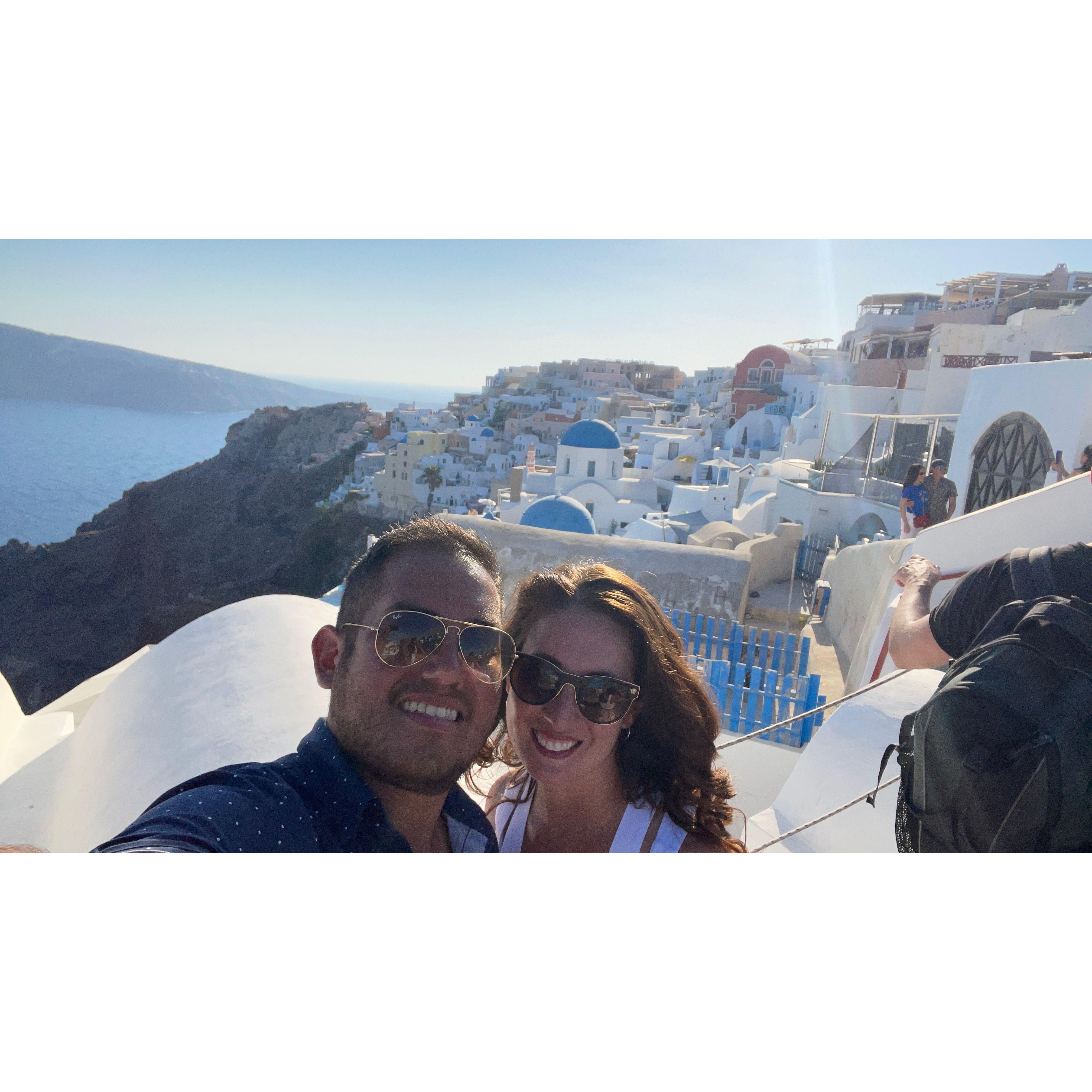 Our first trip to Santorini