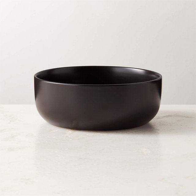 Mori Matte Black Soup Bowl