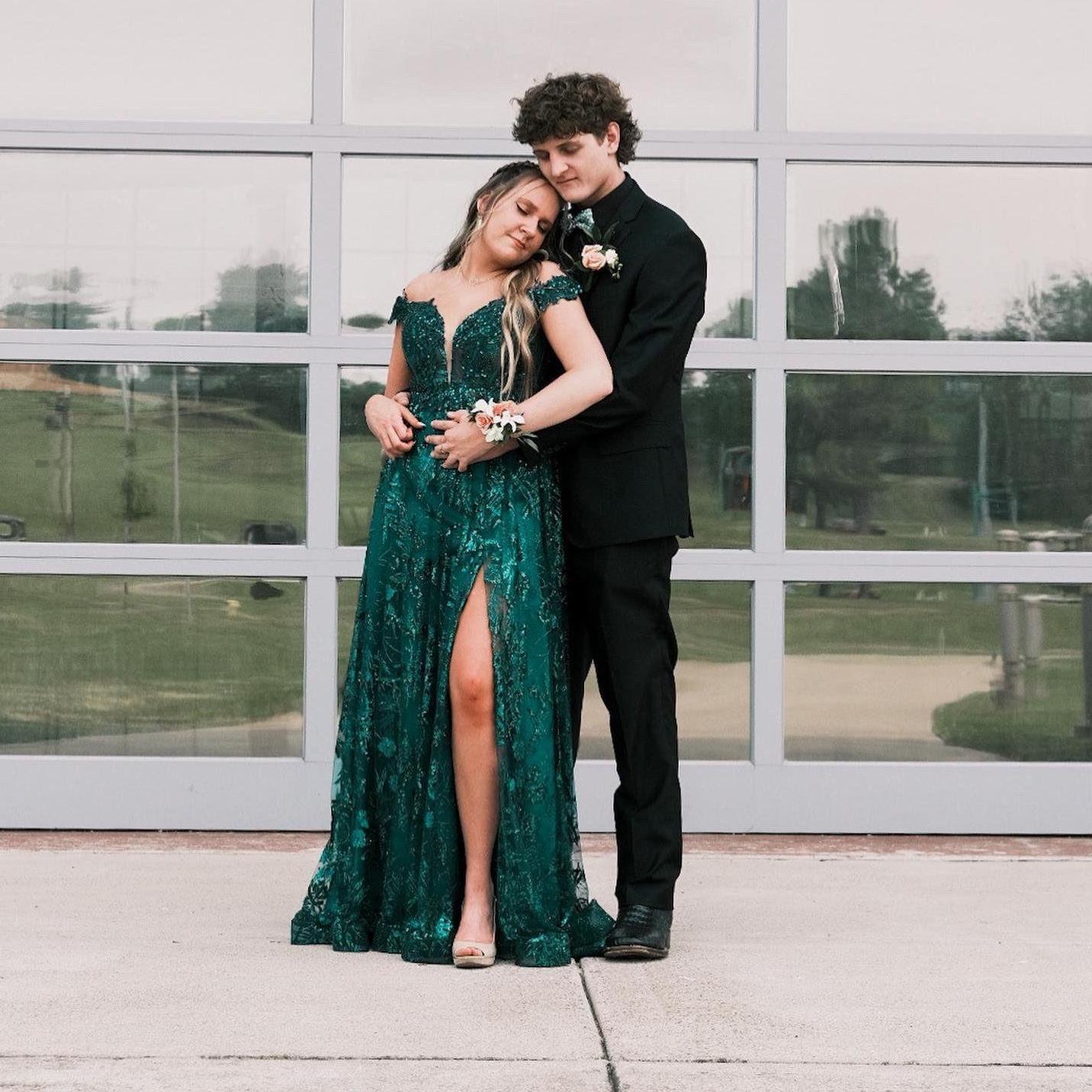 Our senior prom where I got to live out my princess dreams with my perfect Prince Charming.