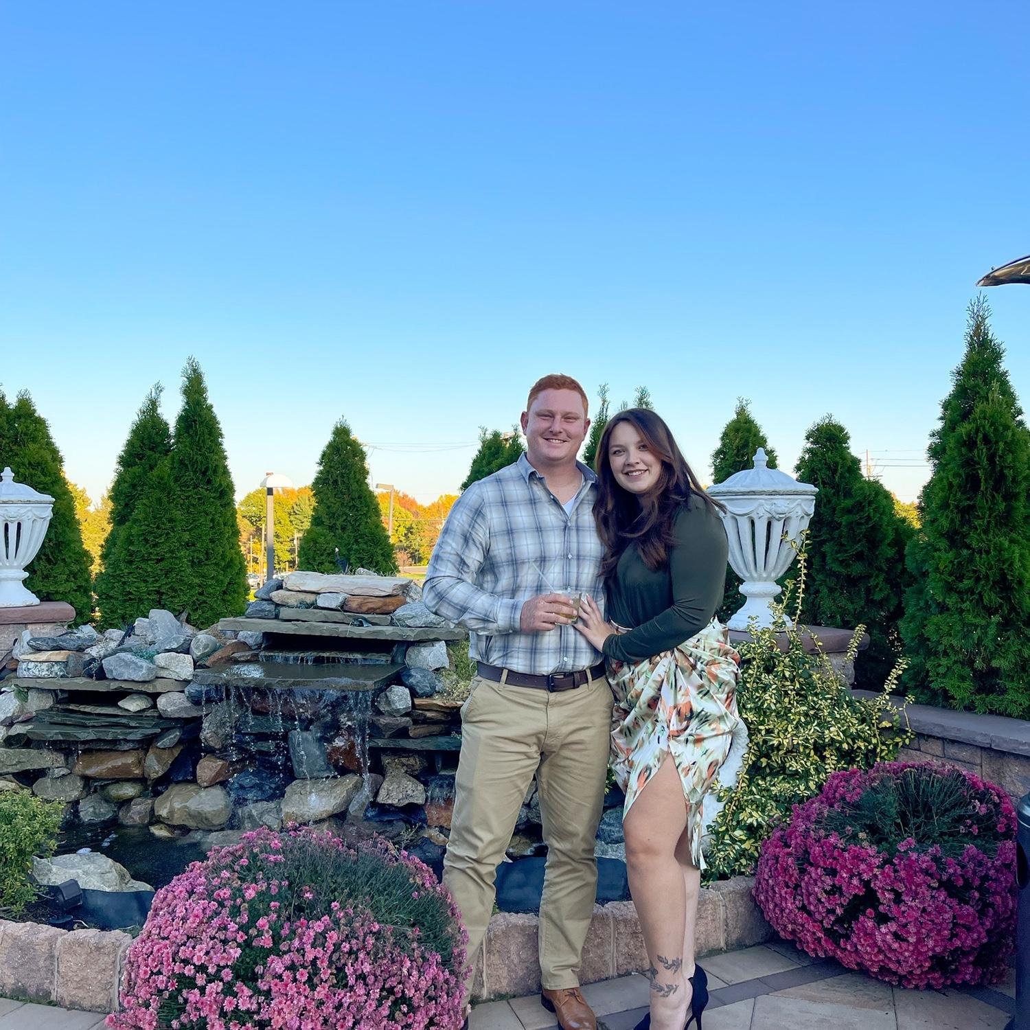 Kaelyn’s favorite wedding photo of the two of them