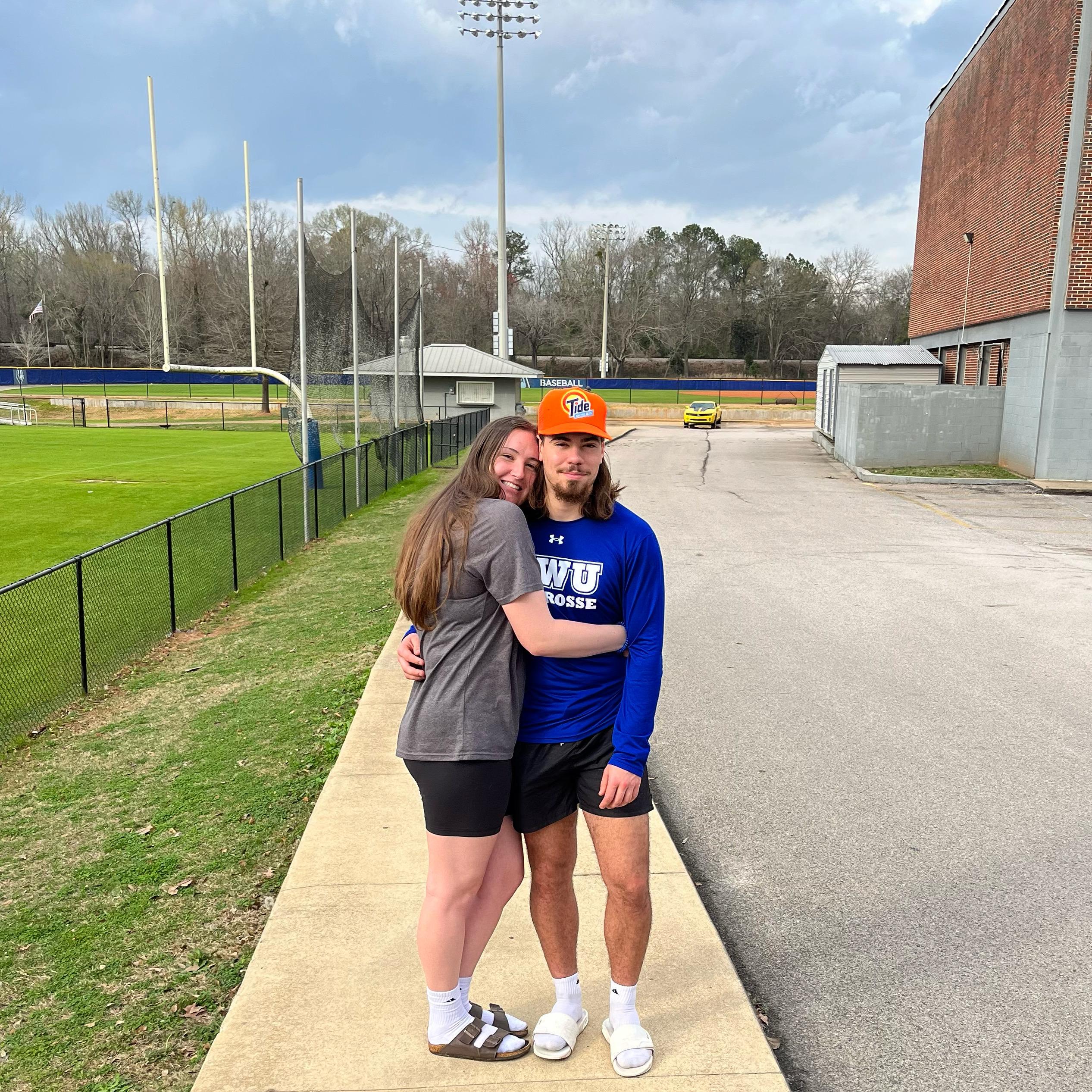 Lorna came to see Kyle play during his (first) senior season