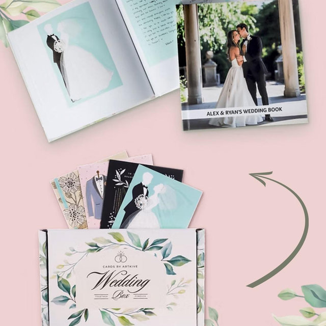 ARTKIVE wedding card keepsake book