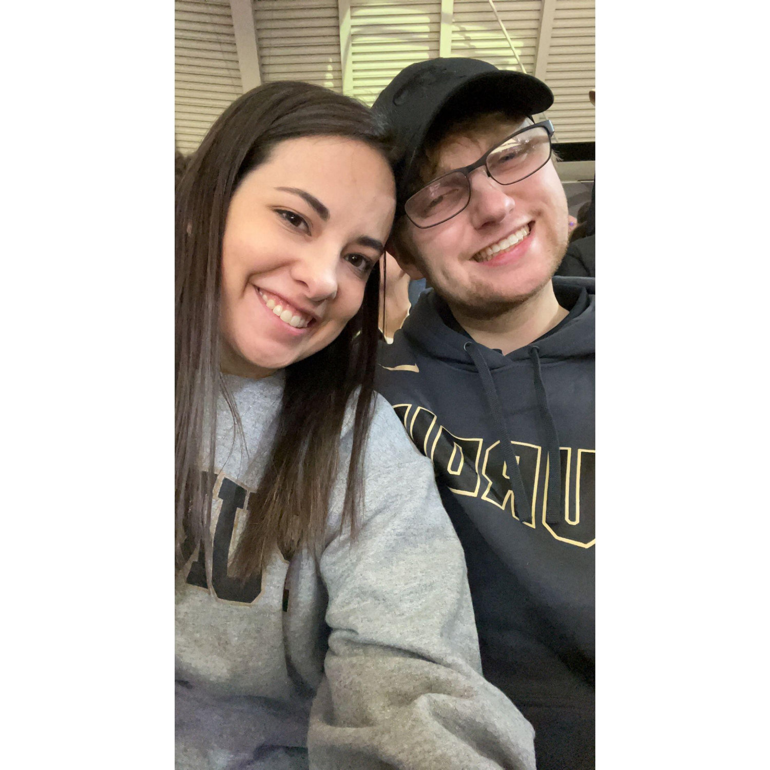 Key's first Purdue basketball game!