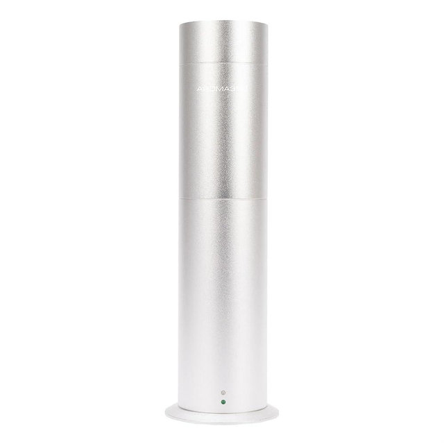 Aroma360-Mini Pro Scent Diffuser-Aroma Diffuser for Essential Oils-Cold-Air Diffusion-600sq.ft. Coverage-Waterless Air Diffuser for Home & Office-Metalic Silver Works Exclusively with Pro Pod Bottles