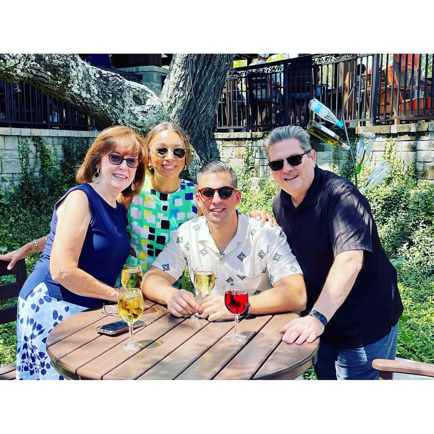 Wine time with the family!