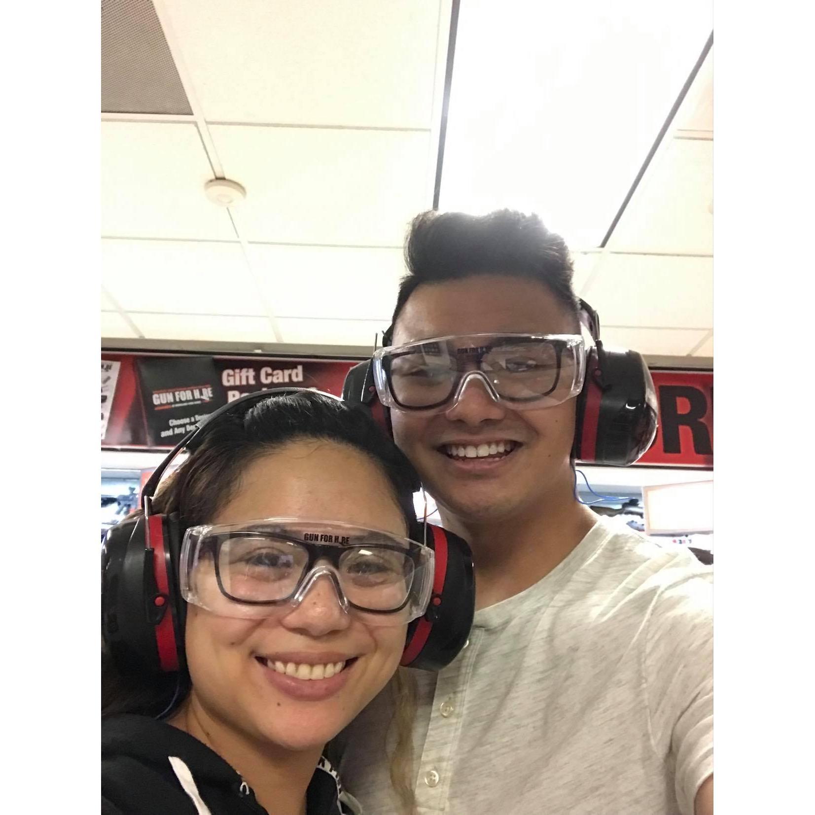 8/10/19 - Gun shooting range with Chrisdelon's family