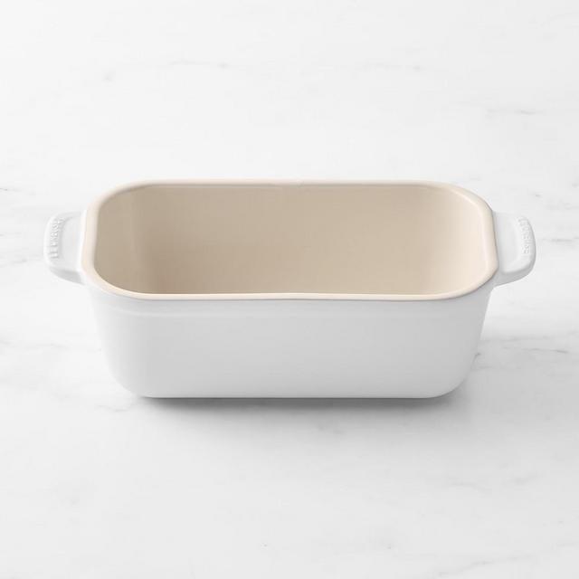 Le Creuset Stoneware Loaf Pan, 9", Matte White