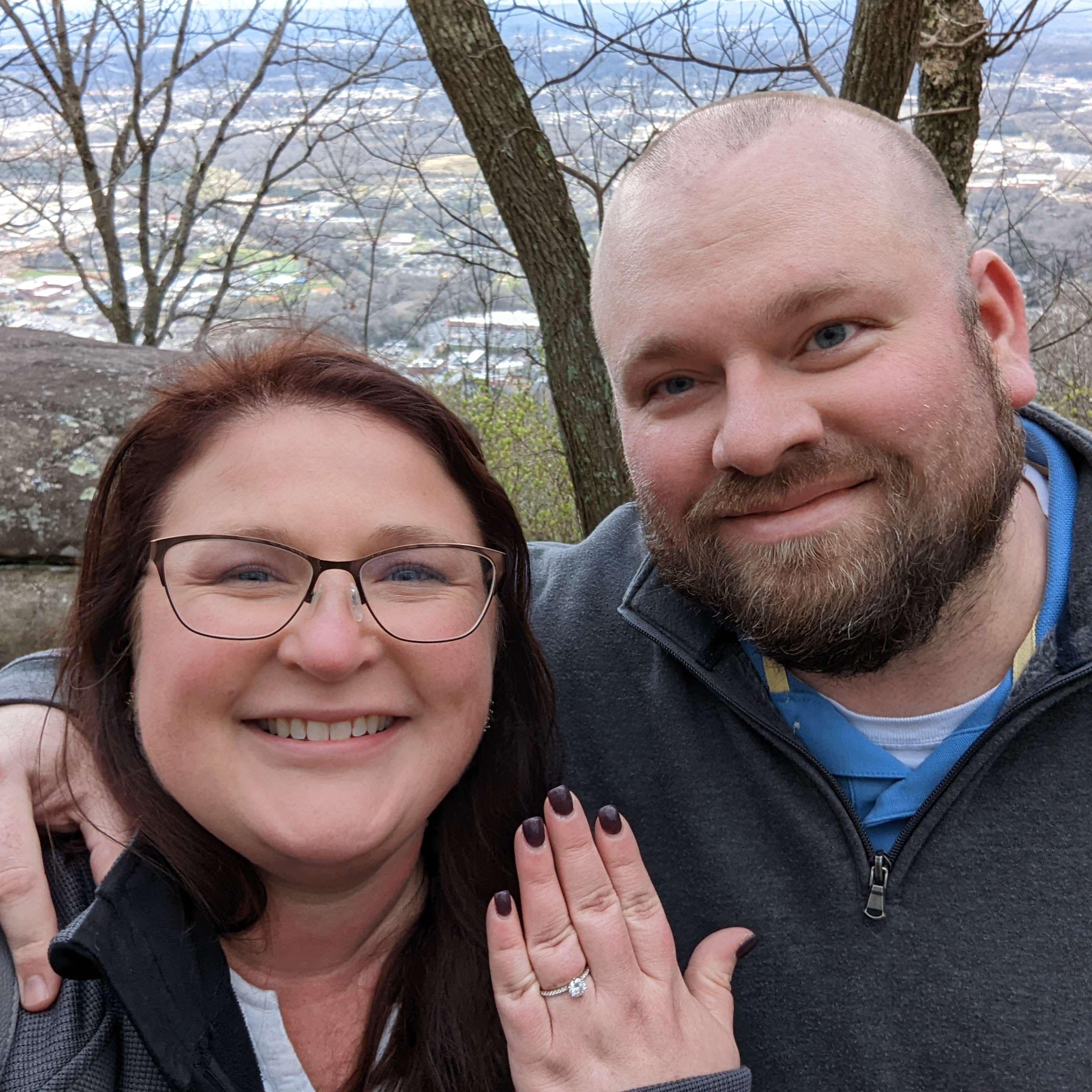 Right after Rob proposed!