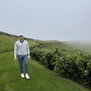 Golf lesson for Tyler