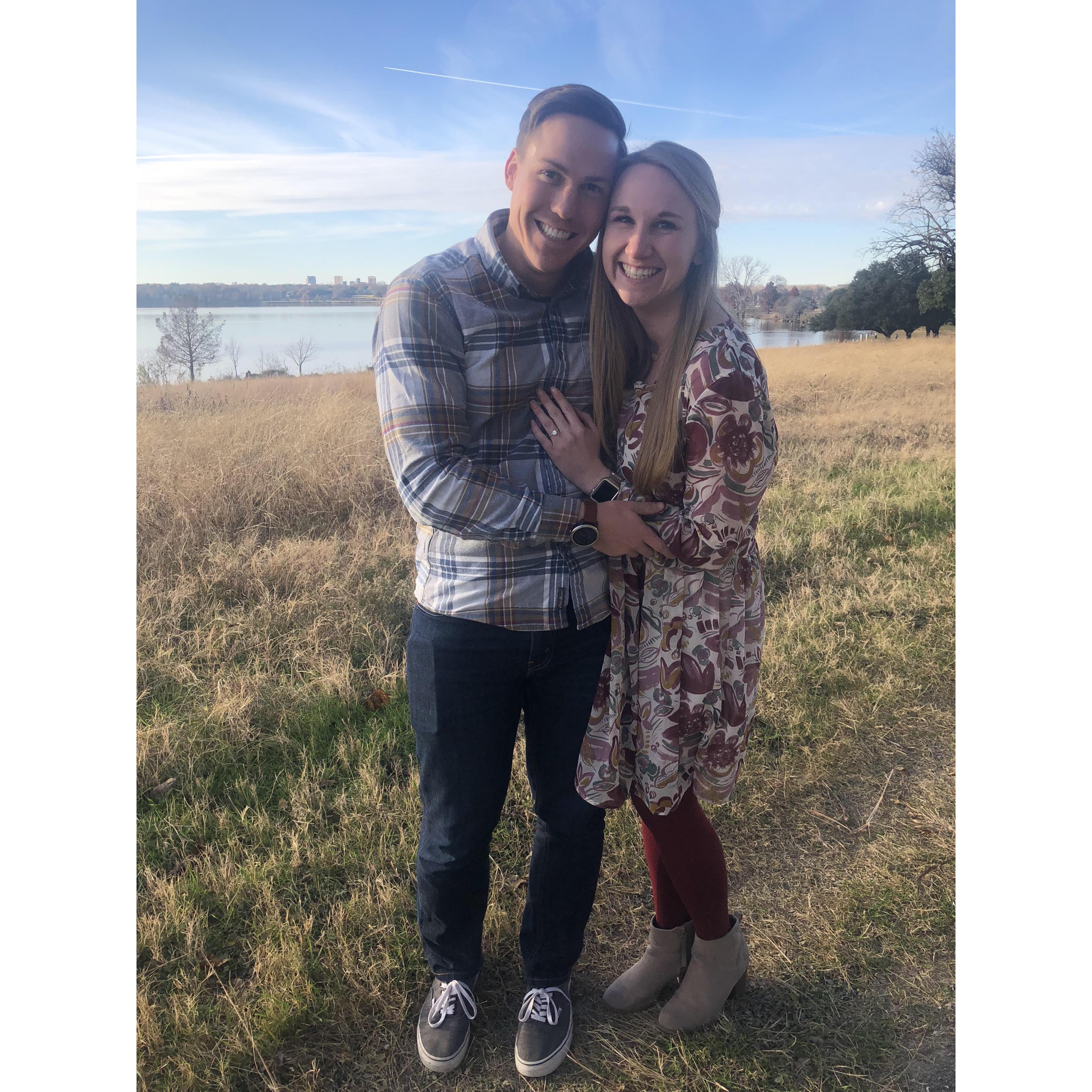 The day we got engaged!