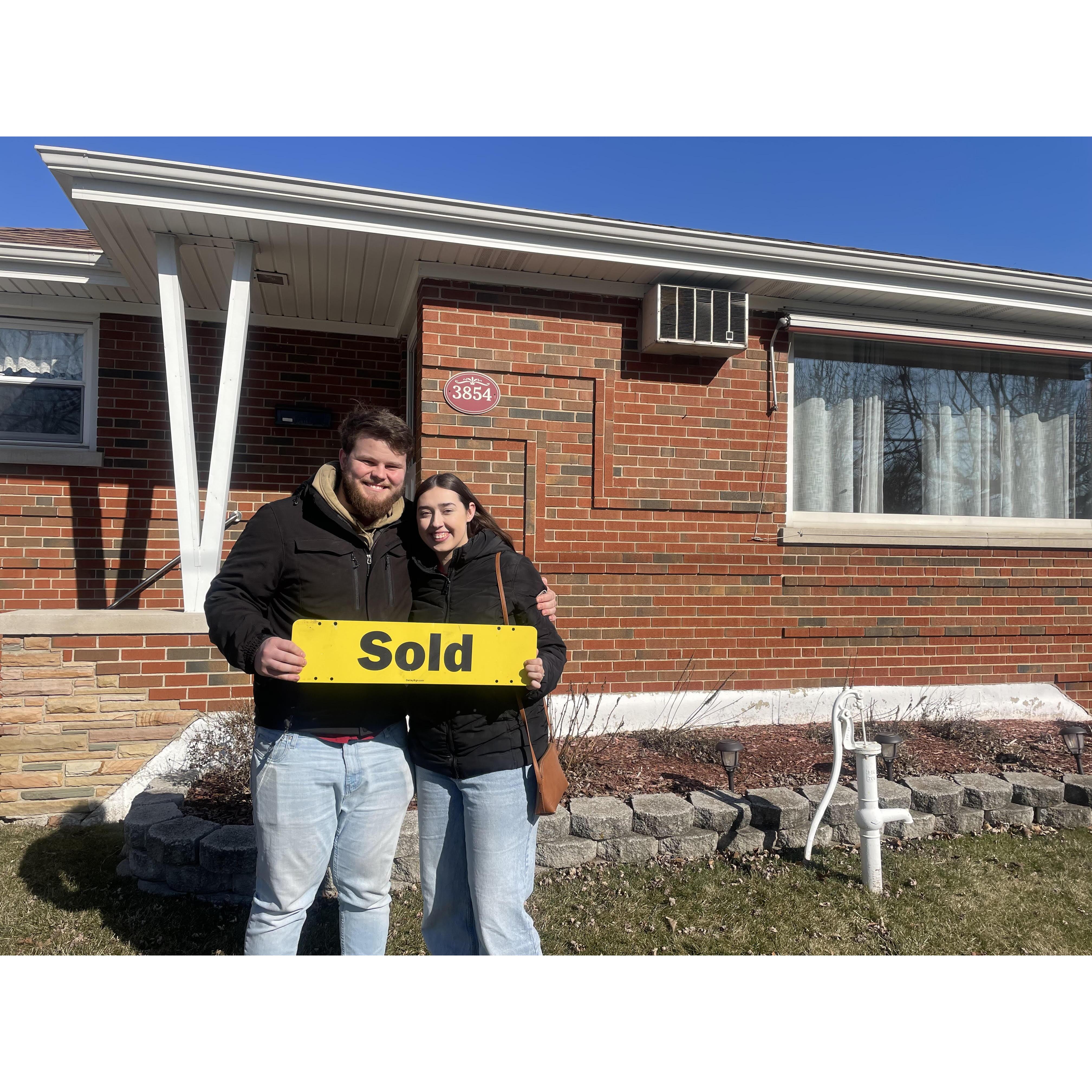 Bought our first house