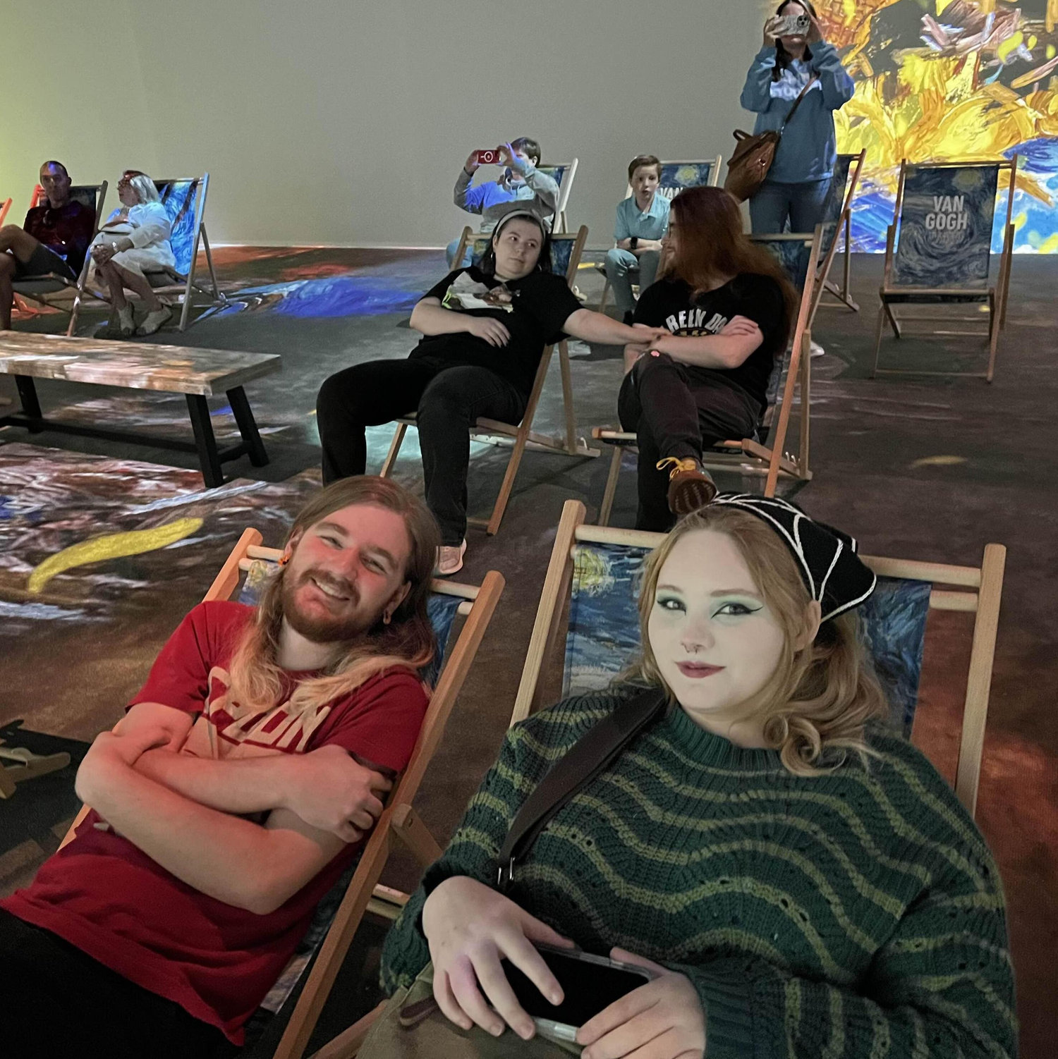 This was at the Van Gogh museum, we had so much fun there!
