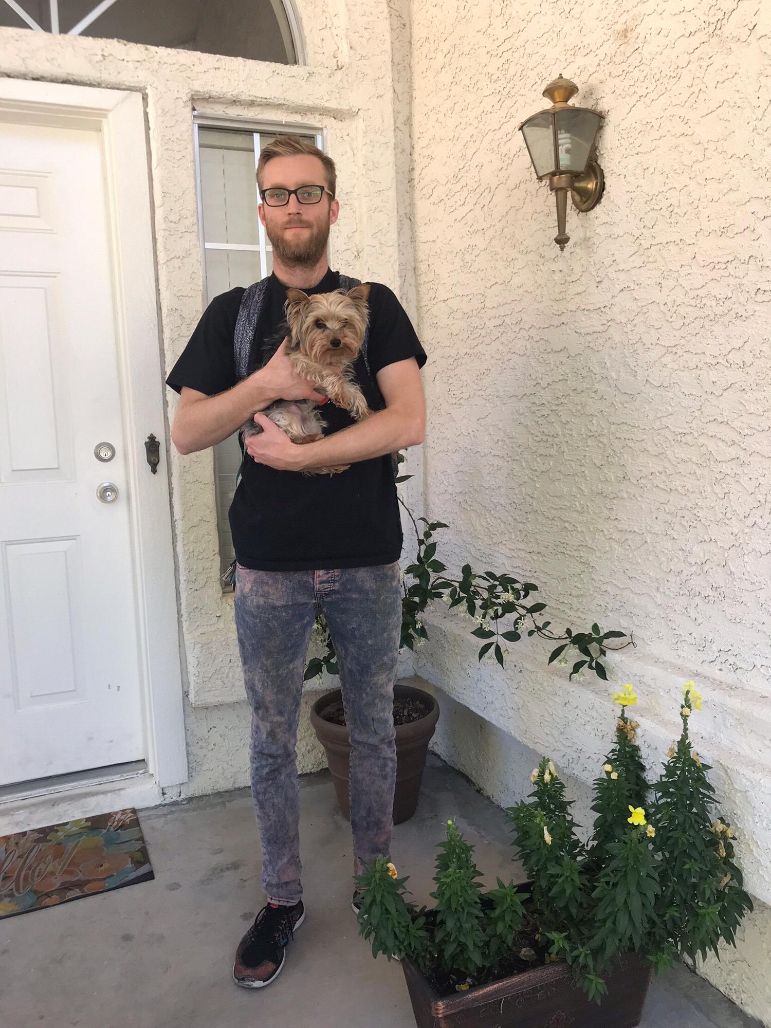 Jason’s first day of school back at UNLV!