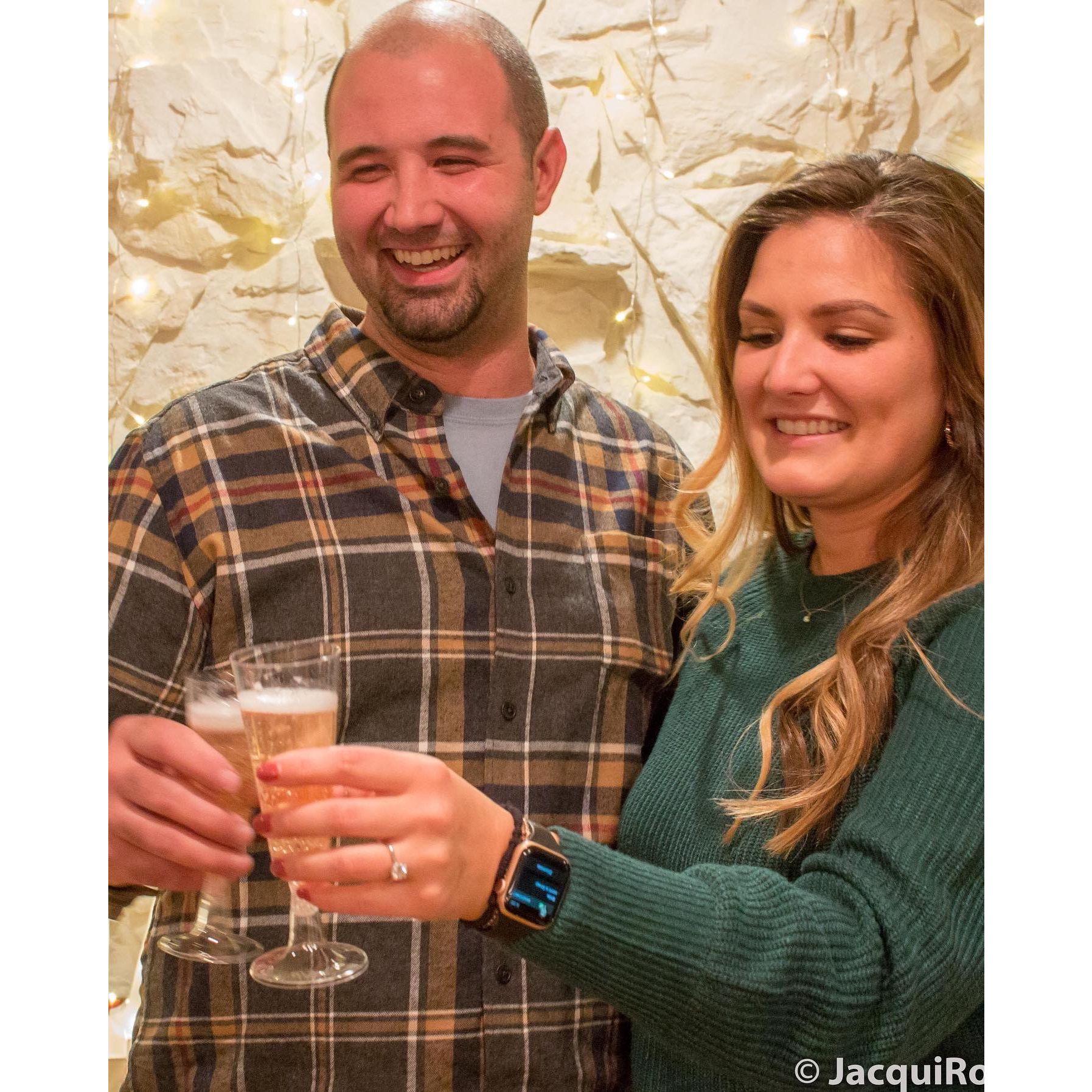 Cheers to just getting engaged!!
