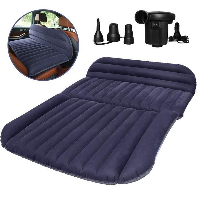 QDH SUV Air Mattress - Car Bed Back Seat Mattress - Portable Car Mattress for Vehicle Cushion Air Bed Inflatable Mattress Car Bed with Air-Pump - Travel Mattress Camping Blow Up Mattress for SUV