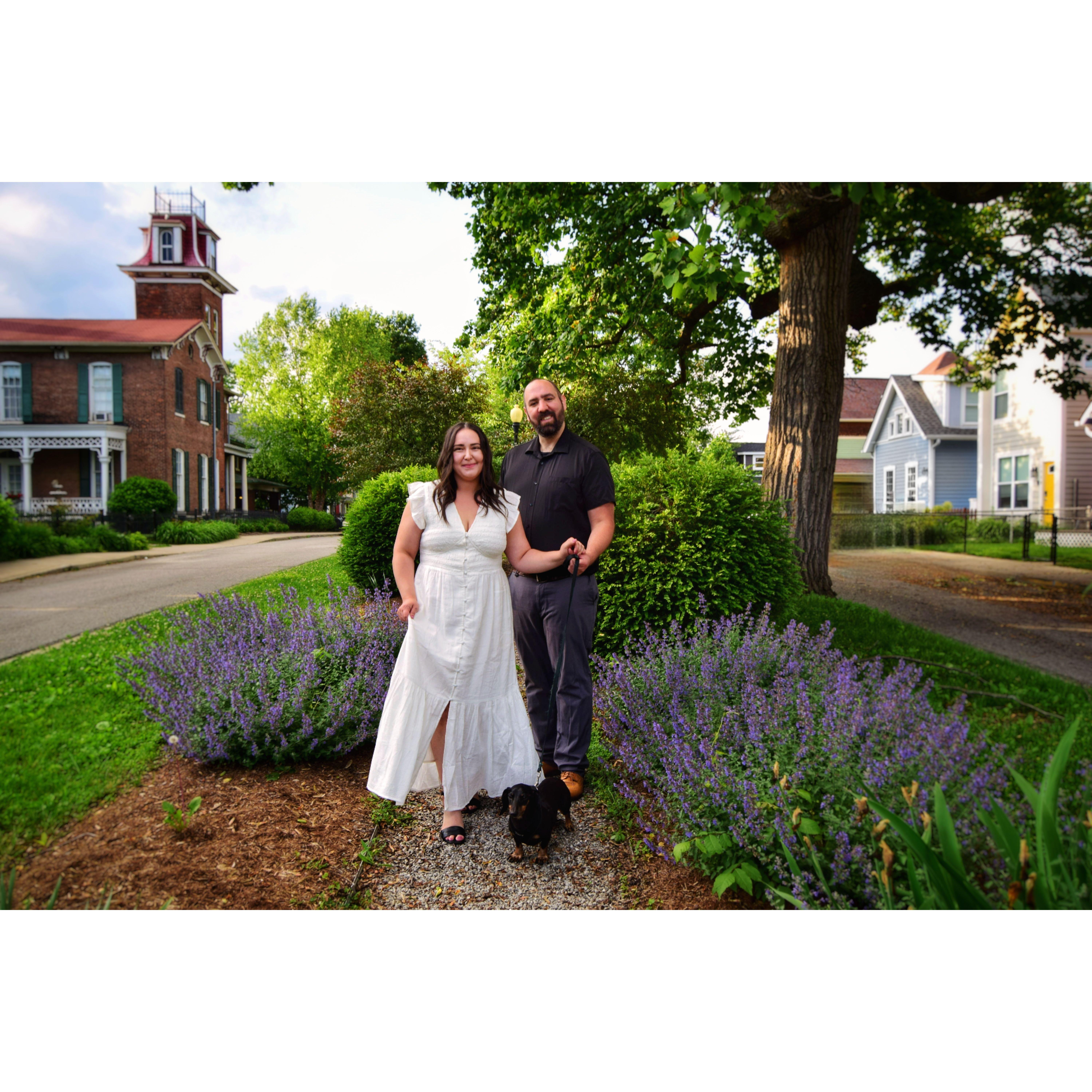 After a year of dating, we moved into the lovely Bates-Hendricks neighborhood just south of downtown and a quick zip over to fountain square.