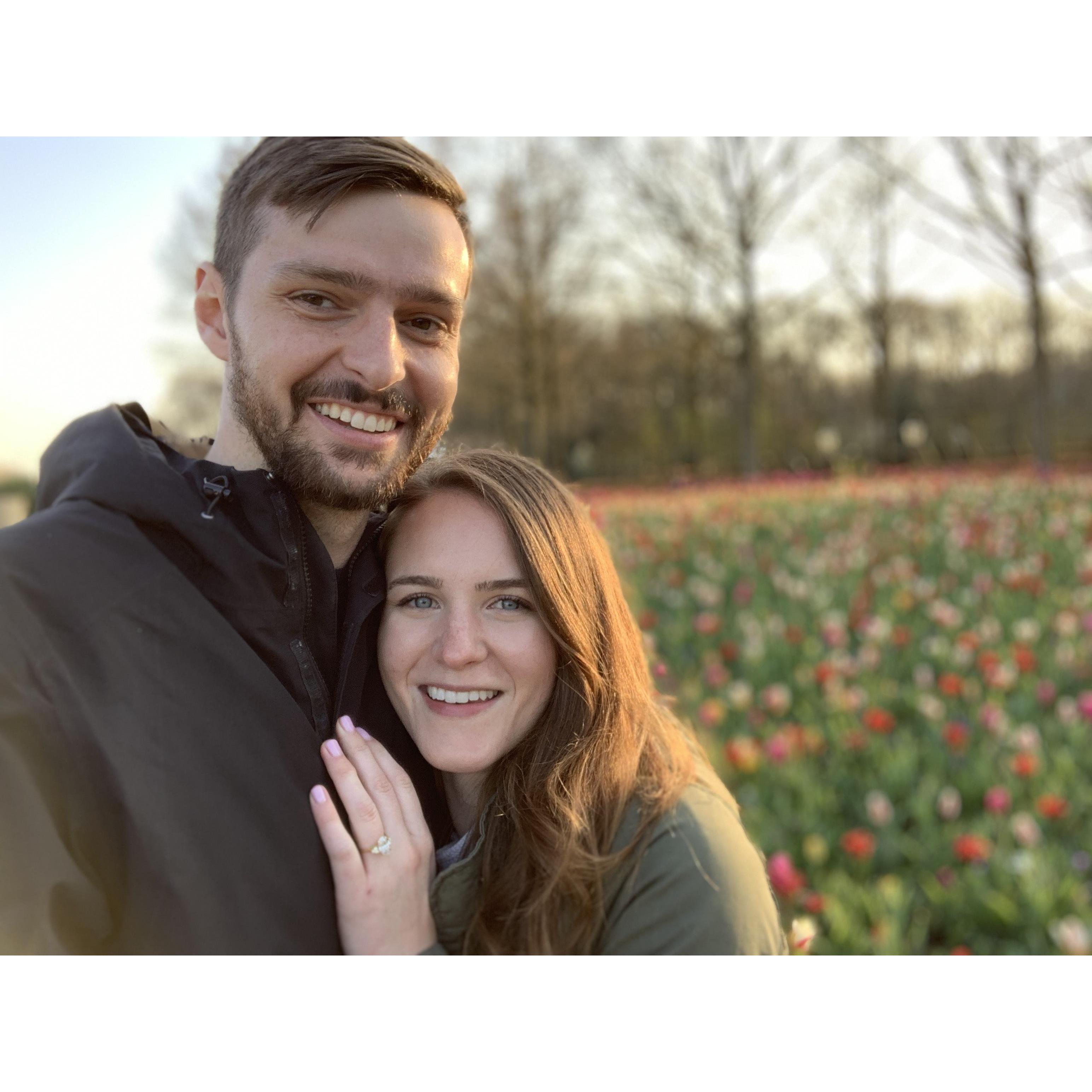 Right after our engagement in Amsterdam