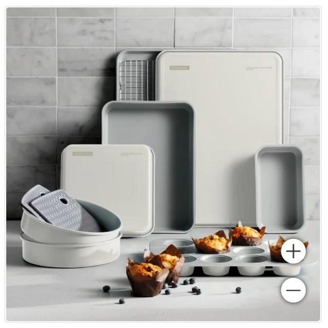 White - Tramontina 11-piece Ceramic Bakeware Set