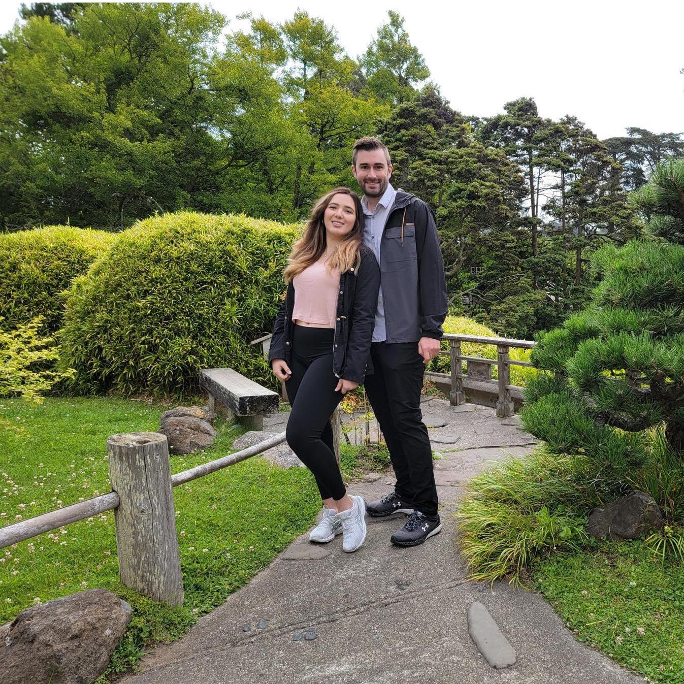 We finally got to visit San Fransisco together! Sumie's favorite city and Jason's first time visiting. Japanese Tea Gardens in San Fransisco before the proposal.. 2021
