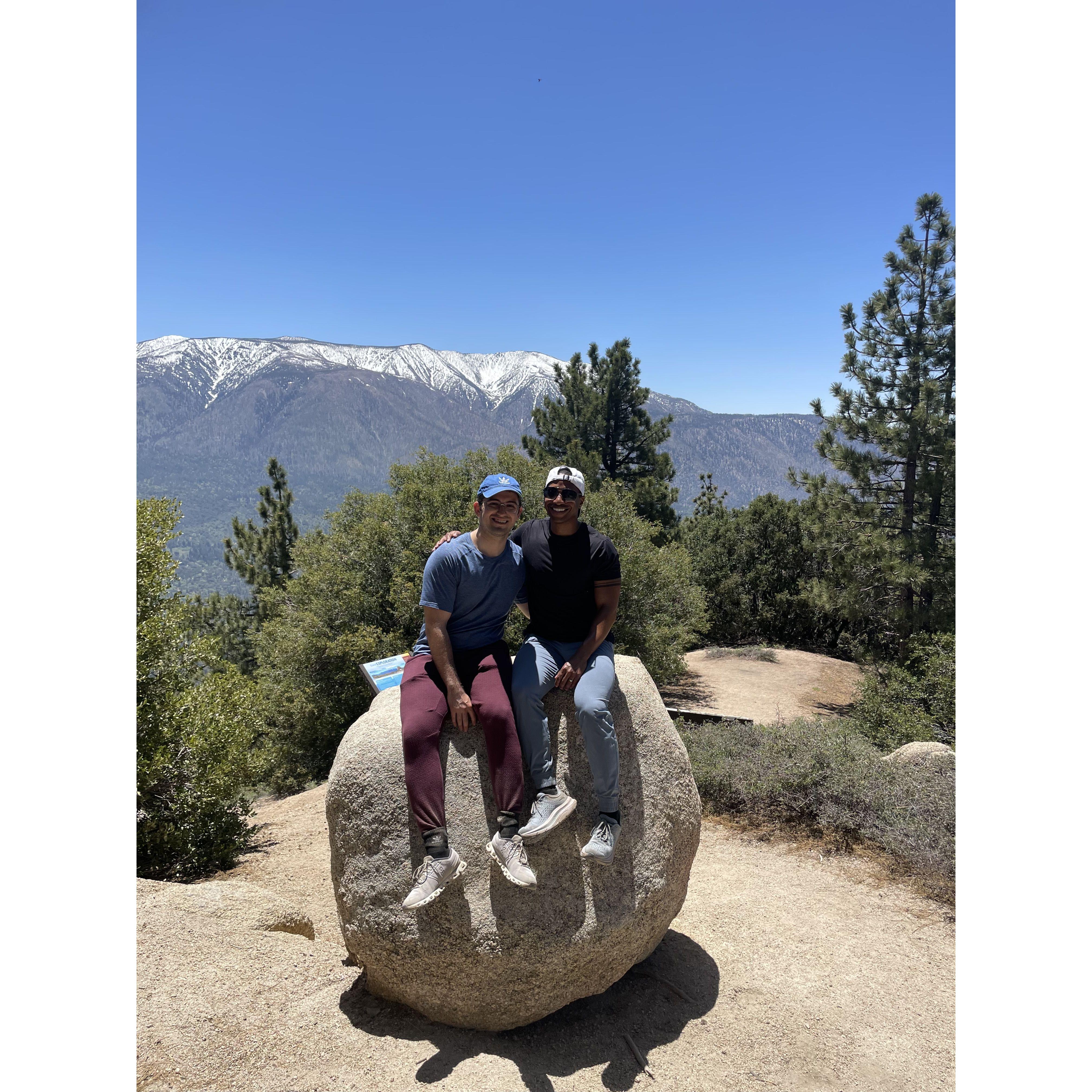 Our highest elevation hike yet! We were in Southern California