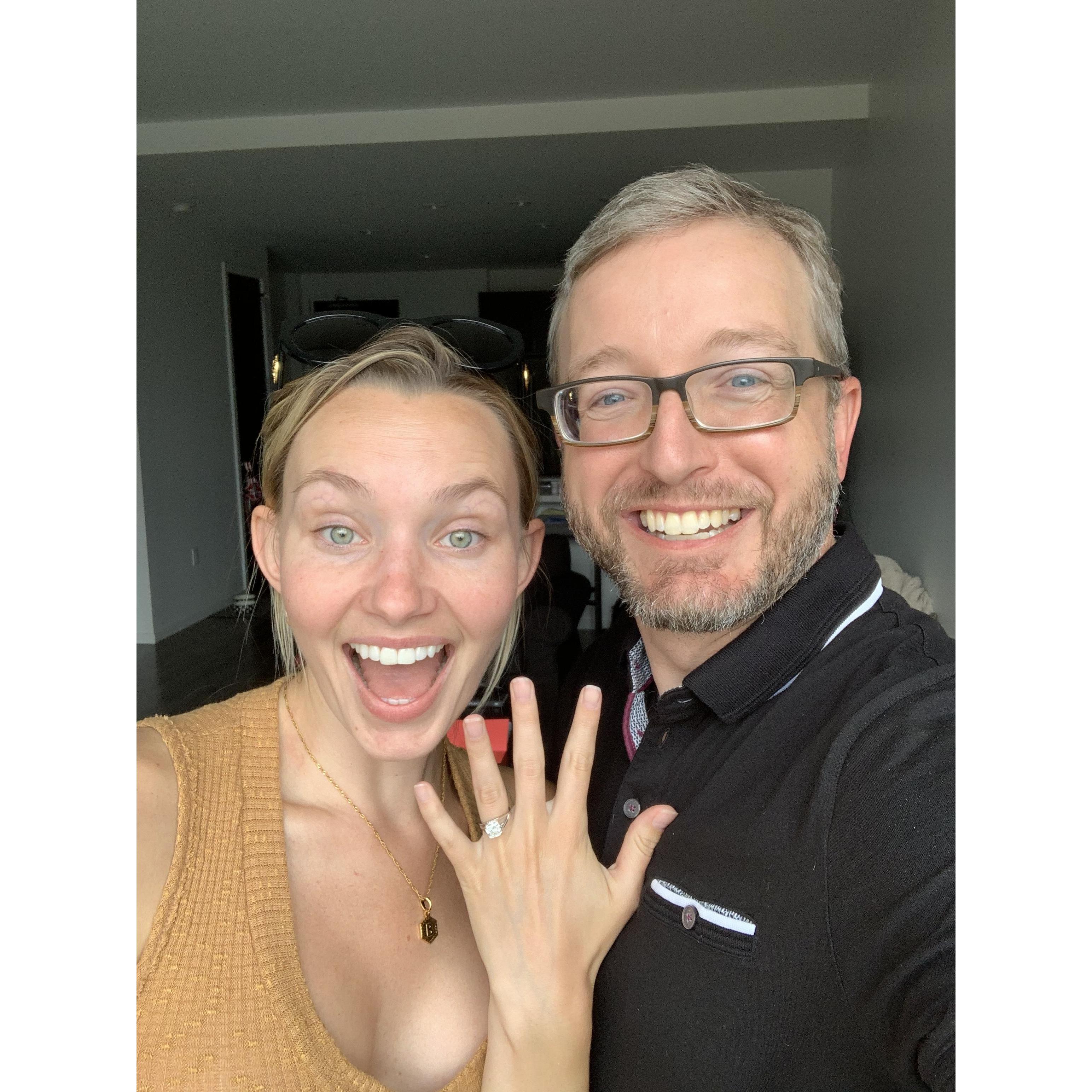 7.12.20 the day Scott proposed!