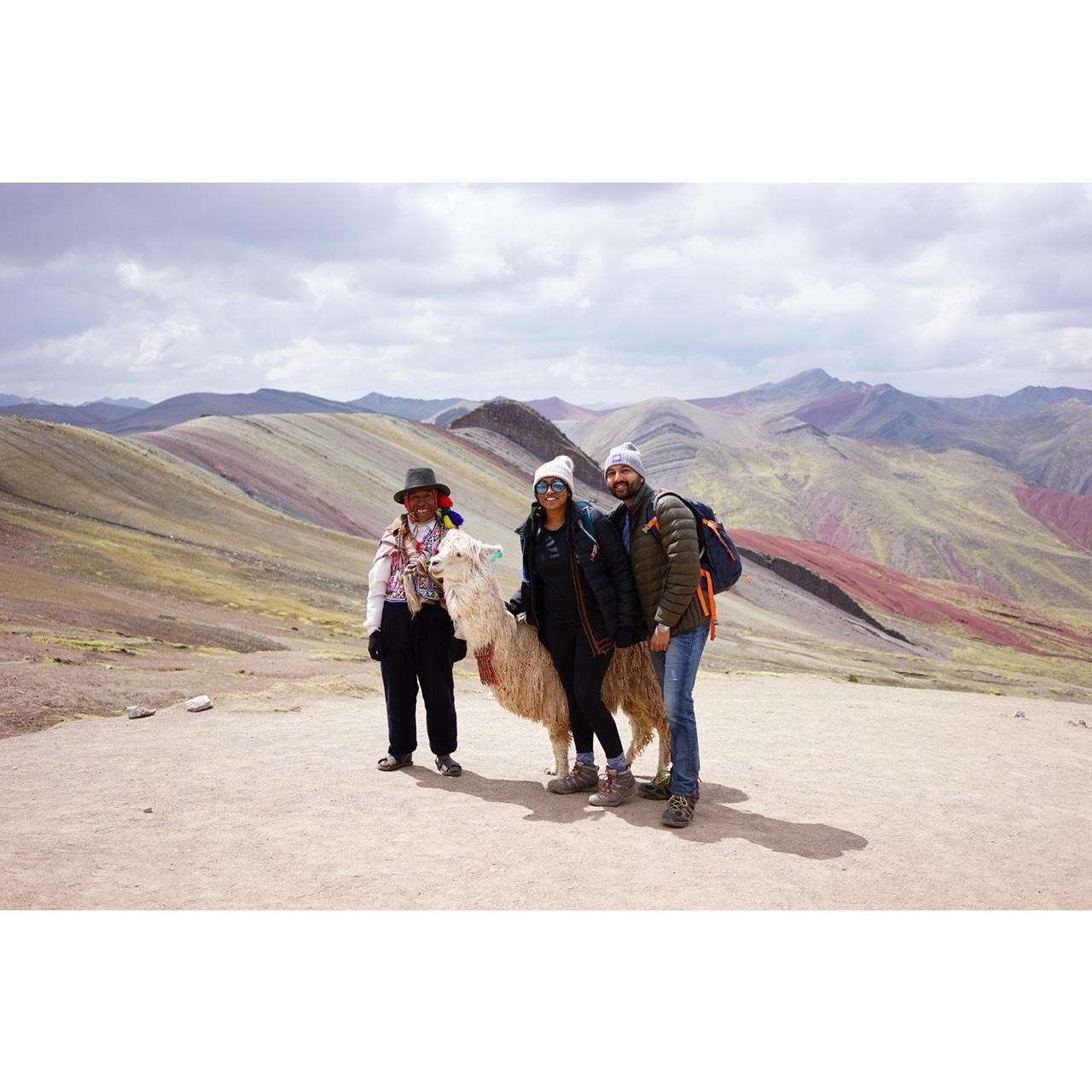 Rainbow Mountains in Peru