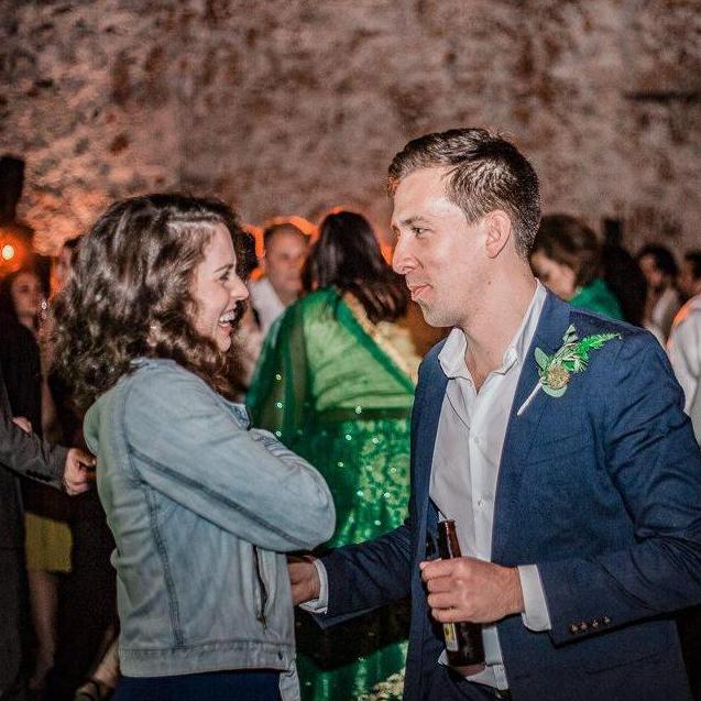 dancing (??) at a wedding in Mexico
