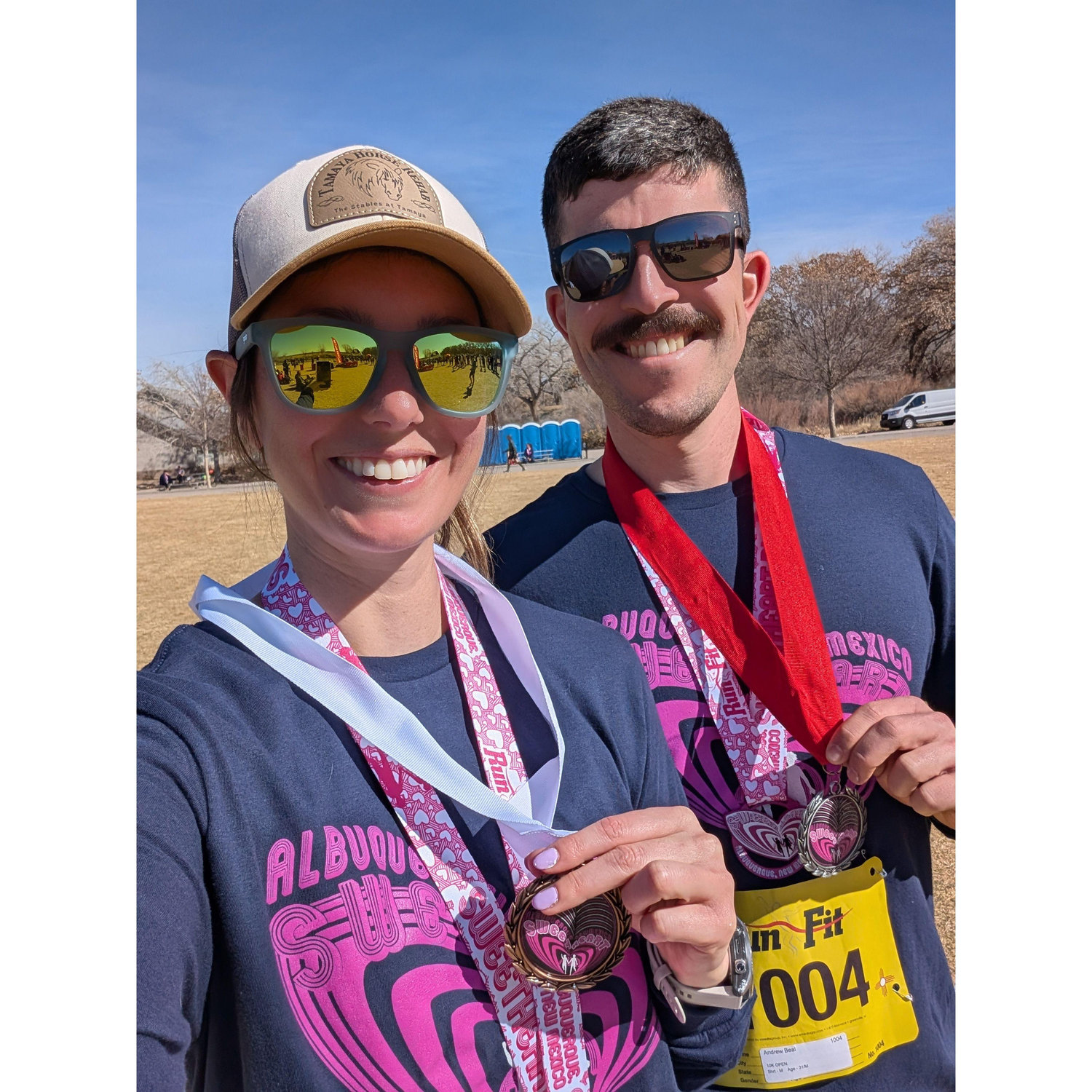 Andrew absolutely crushed the 10k!
