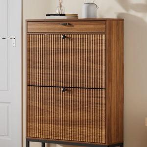 Shoe Cabinet - Walnut