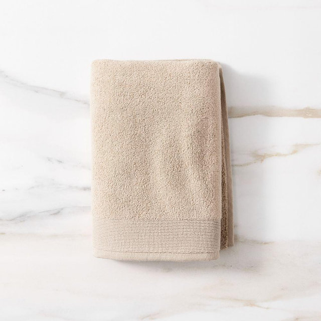Plush Fibrosoft Organic Towel, Hand Towel, Sand
