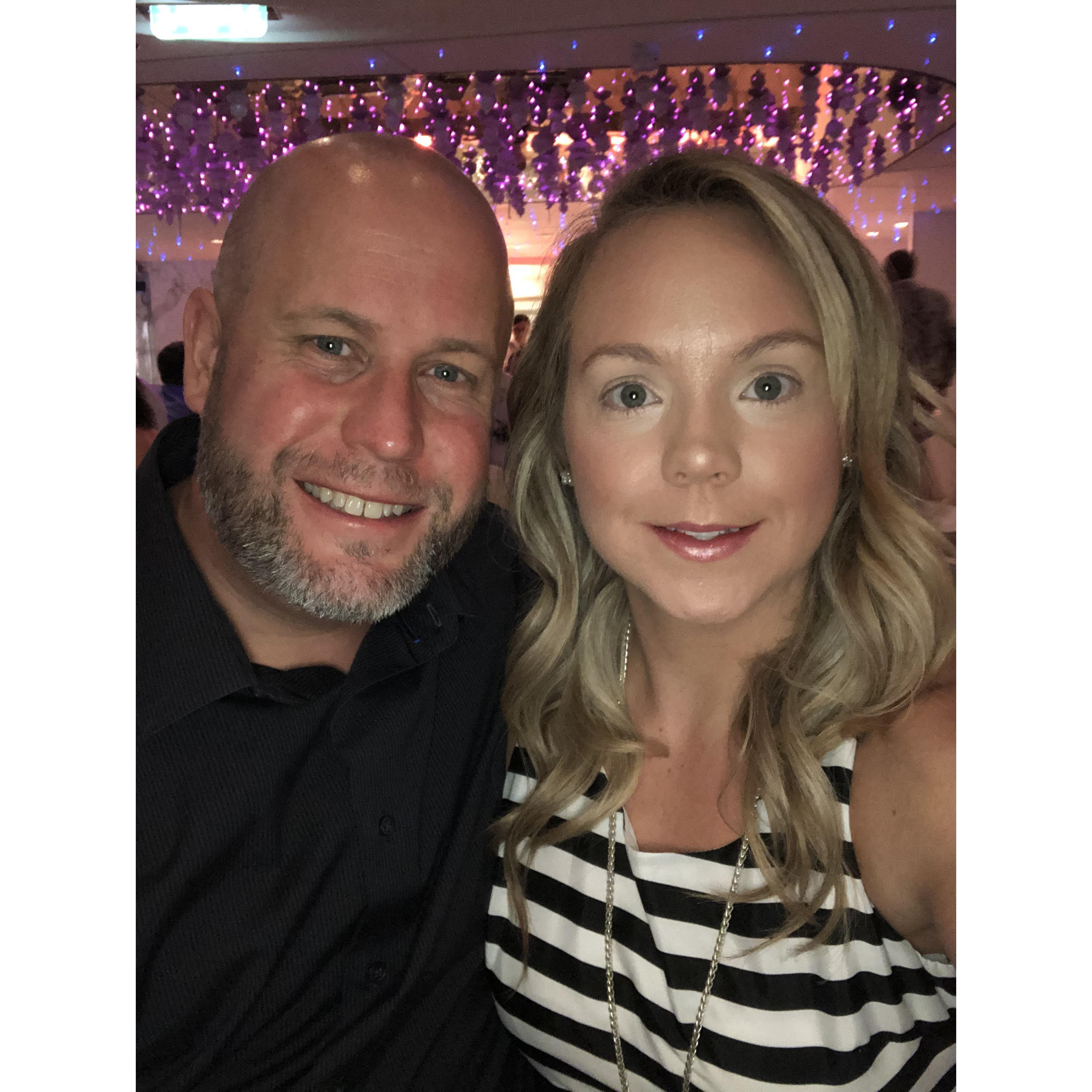 Enjoying our Royal Caribbean cruise together! 2019